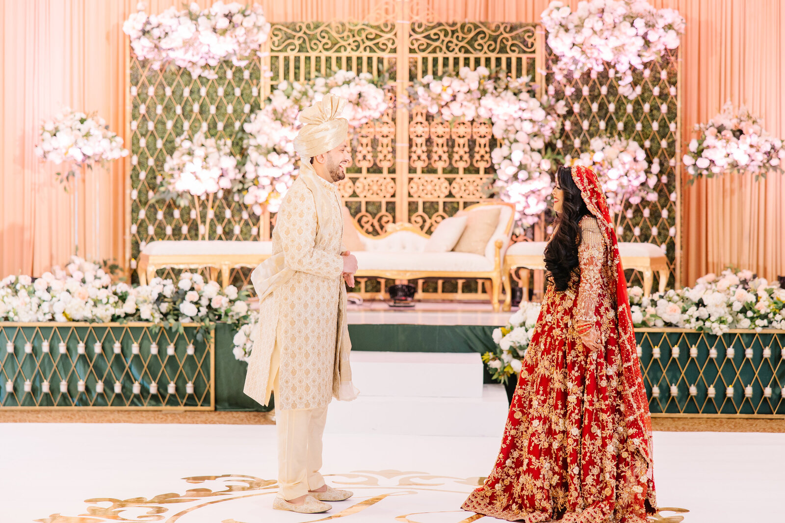 Dallas-desi-wedding-couple-first-look