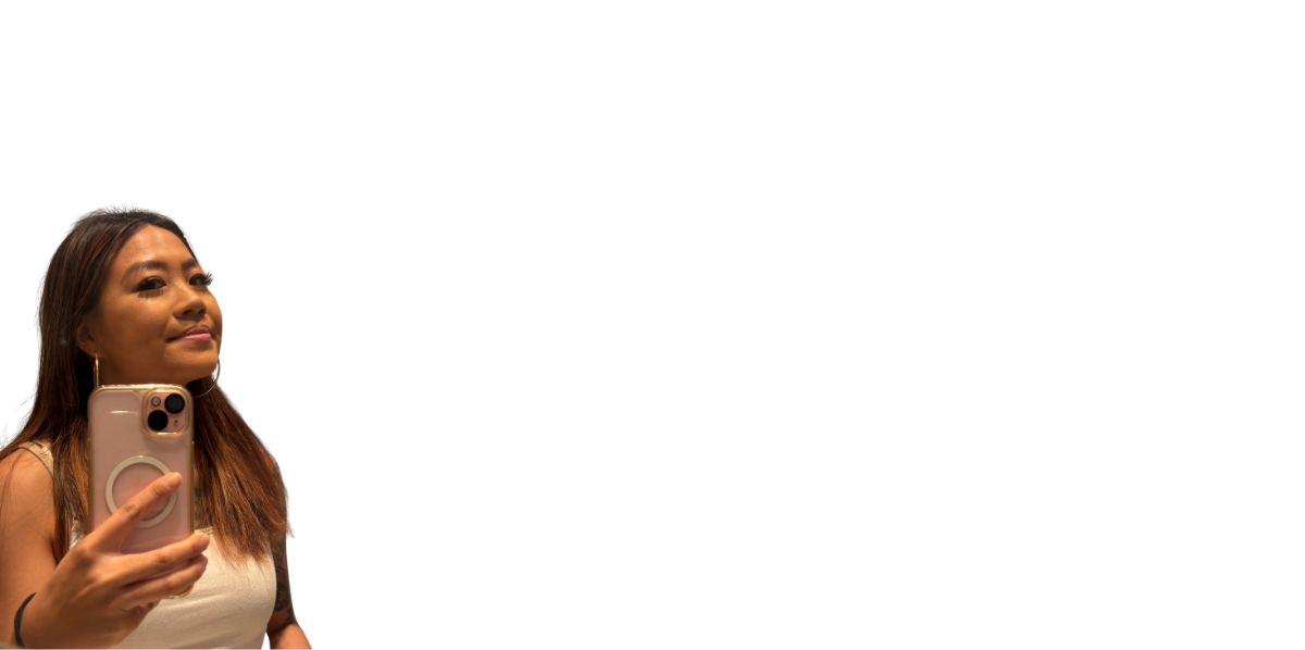 Teressa Taking Selfie With iPhone