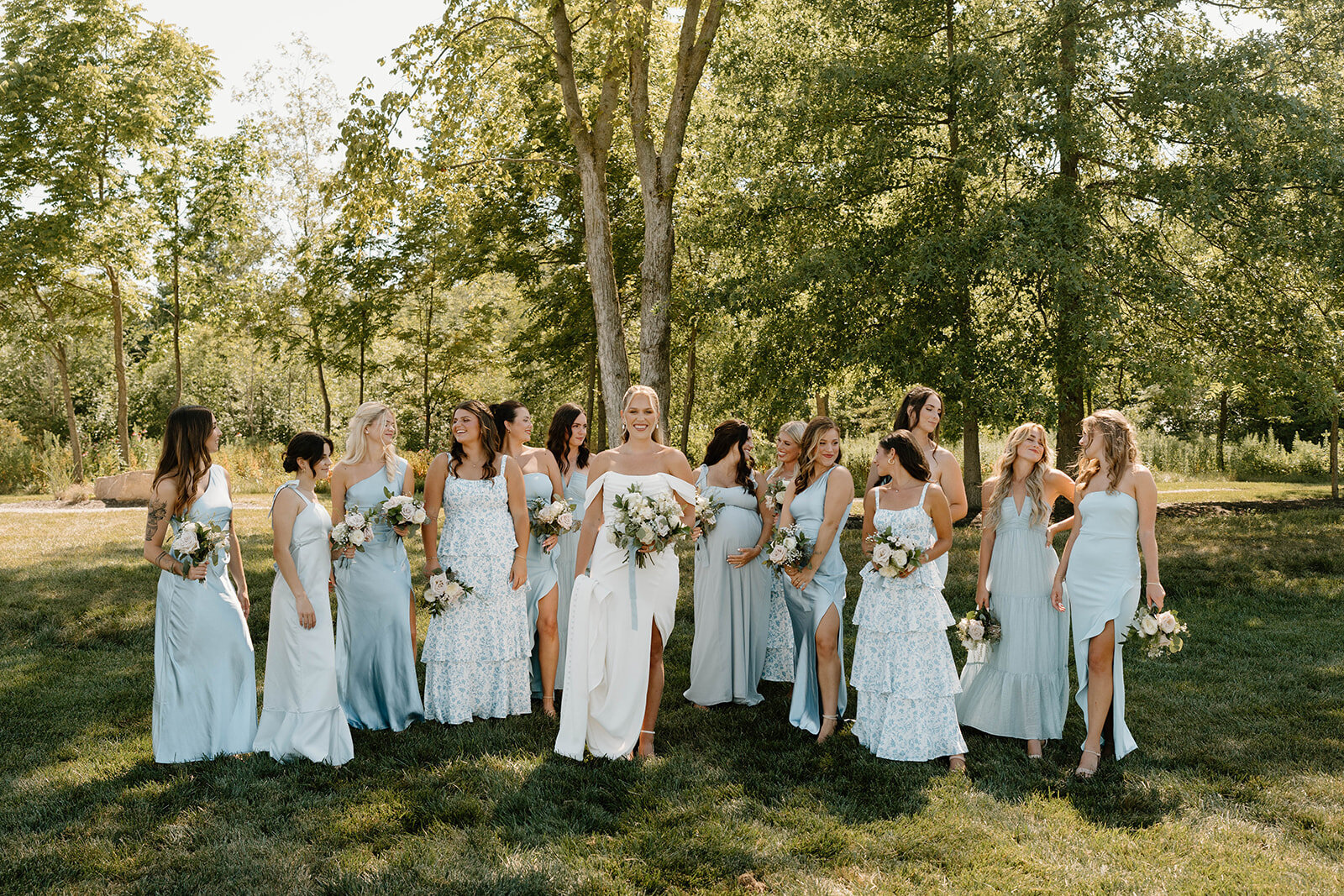 Experience the breathtaking moments from Stephanie and Grant Yeater’s wedding at Retreat 21 in Marysville, OH. This stunning outdoor oasis served as the perfect backdrop for their elegant celebration. From heartfelt vows in the garden-chic ceremony space to the joy-filled reception under panoramic views, every detail was thoughtfully curated for an unforgettable day. Explore their wedding gallery to relive these magical moments, captured with love and attention to every unique aspect of their day.
