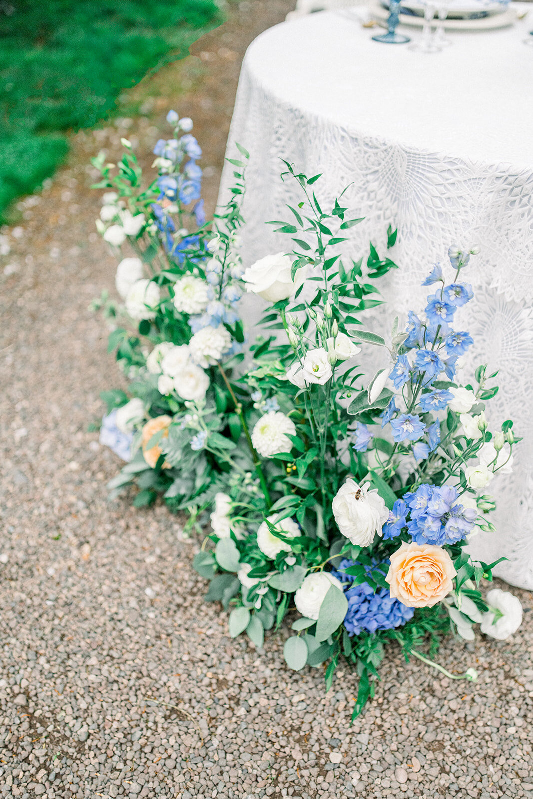 Elegant Wedding Florals at Castle Leslie, Ireland