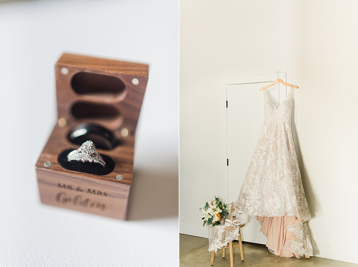 Navy & Rose Summer Backyard Wedding | Danvers, IL_0003