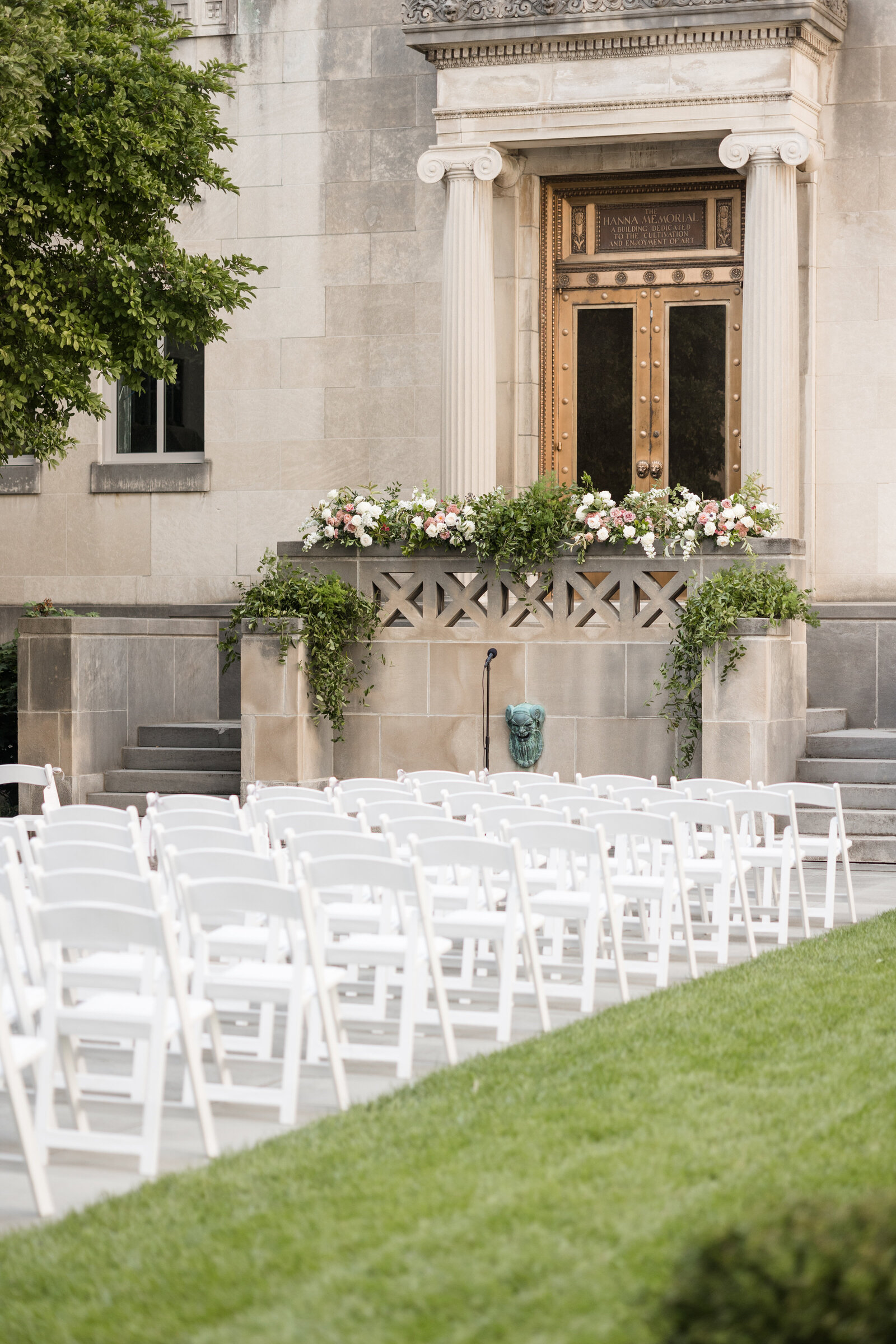 ceremony setup