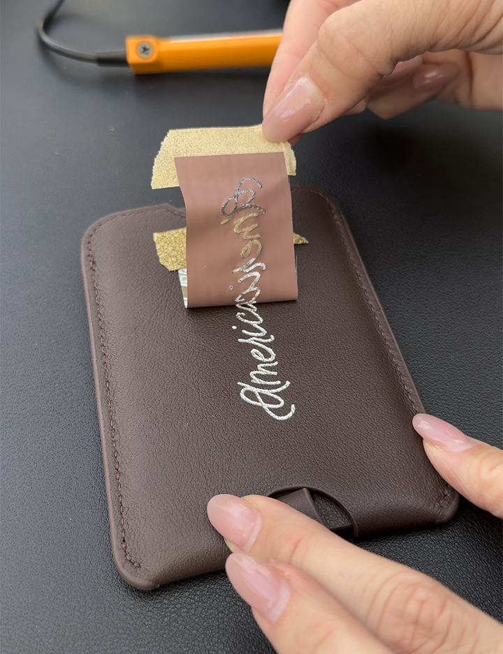 Hot Foiling Calligraphy Process Results