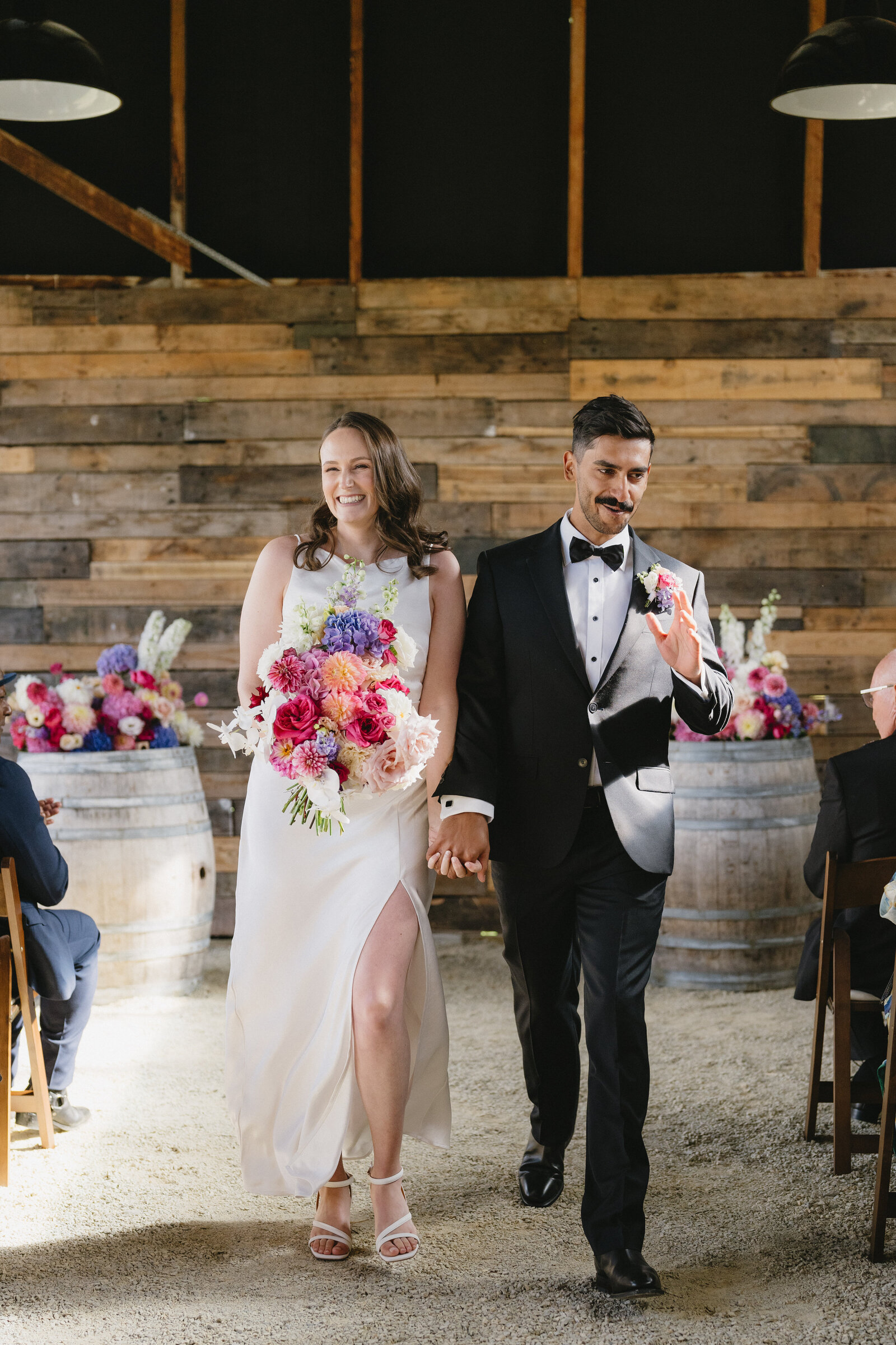 Wedding at Ben Lomond Lavender Farm