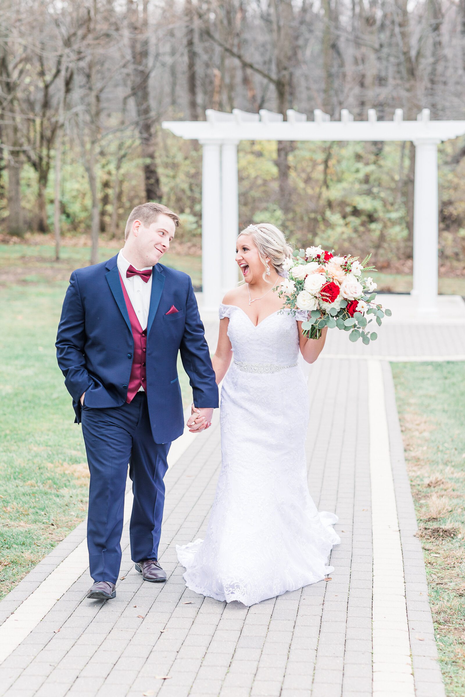 Burgundy and Navy Fall Wedding-8159