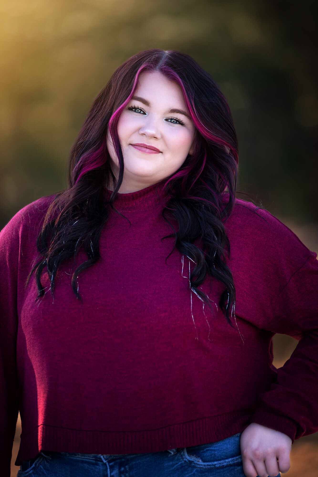 headshot-hair-dresser-magenta-full-figure-voluptuous