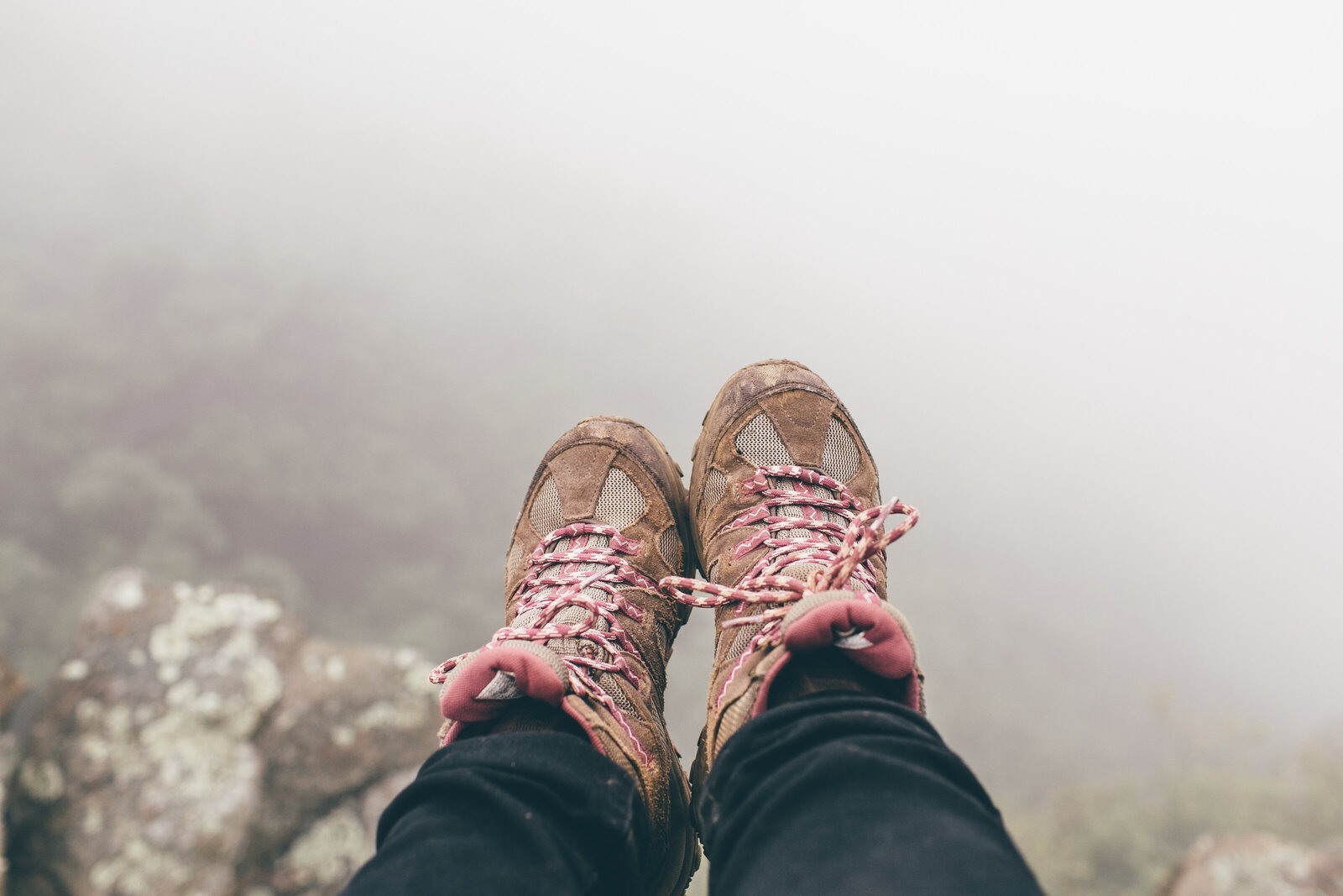 Jessica Chenard hiking boots