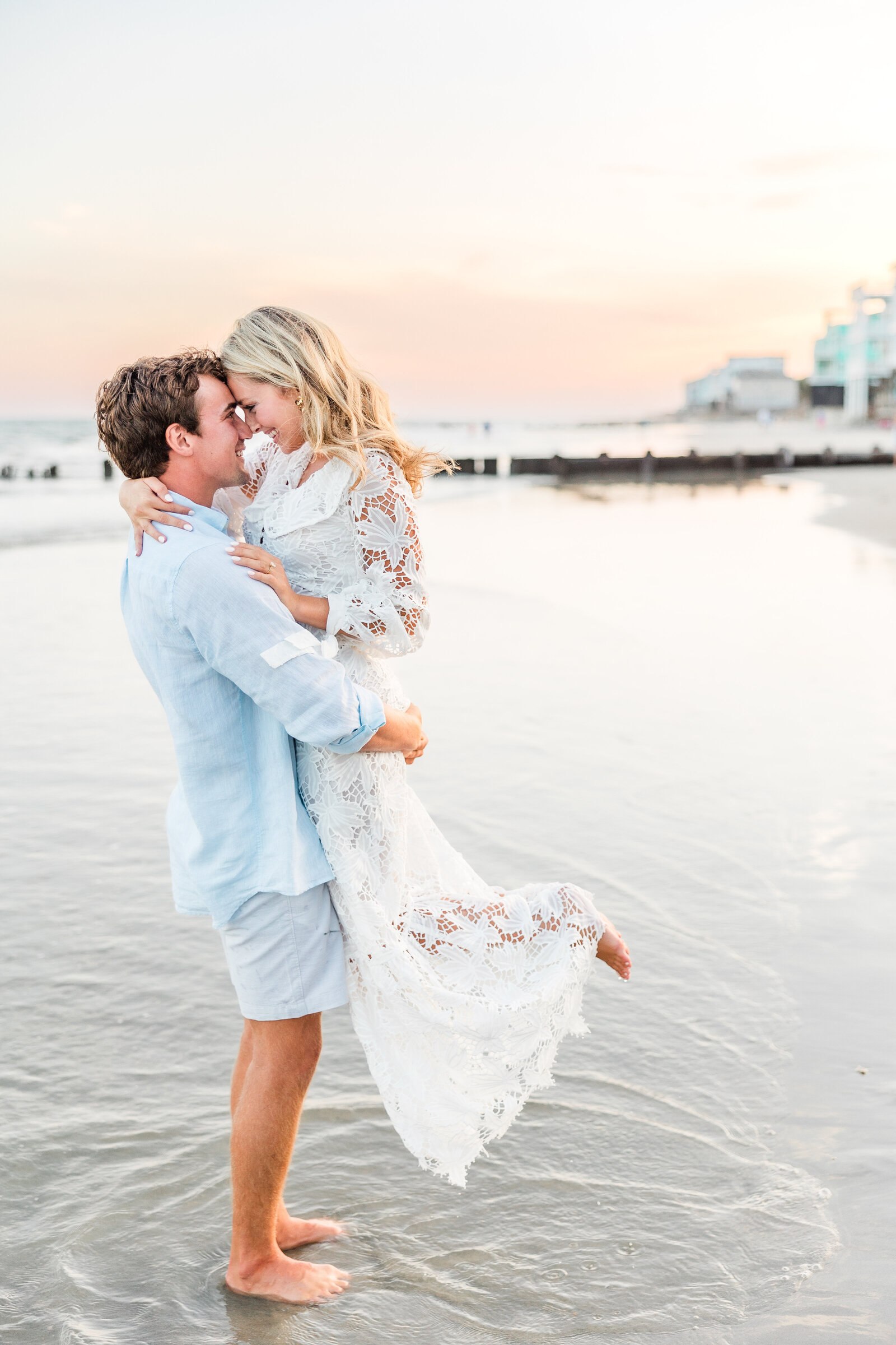 Emma Kate + Will  Beach Engagement-22
