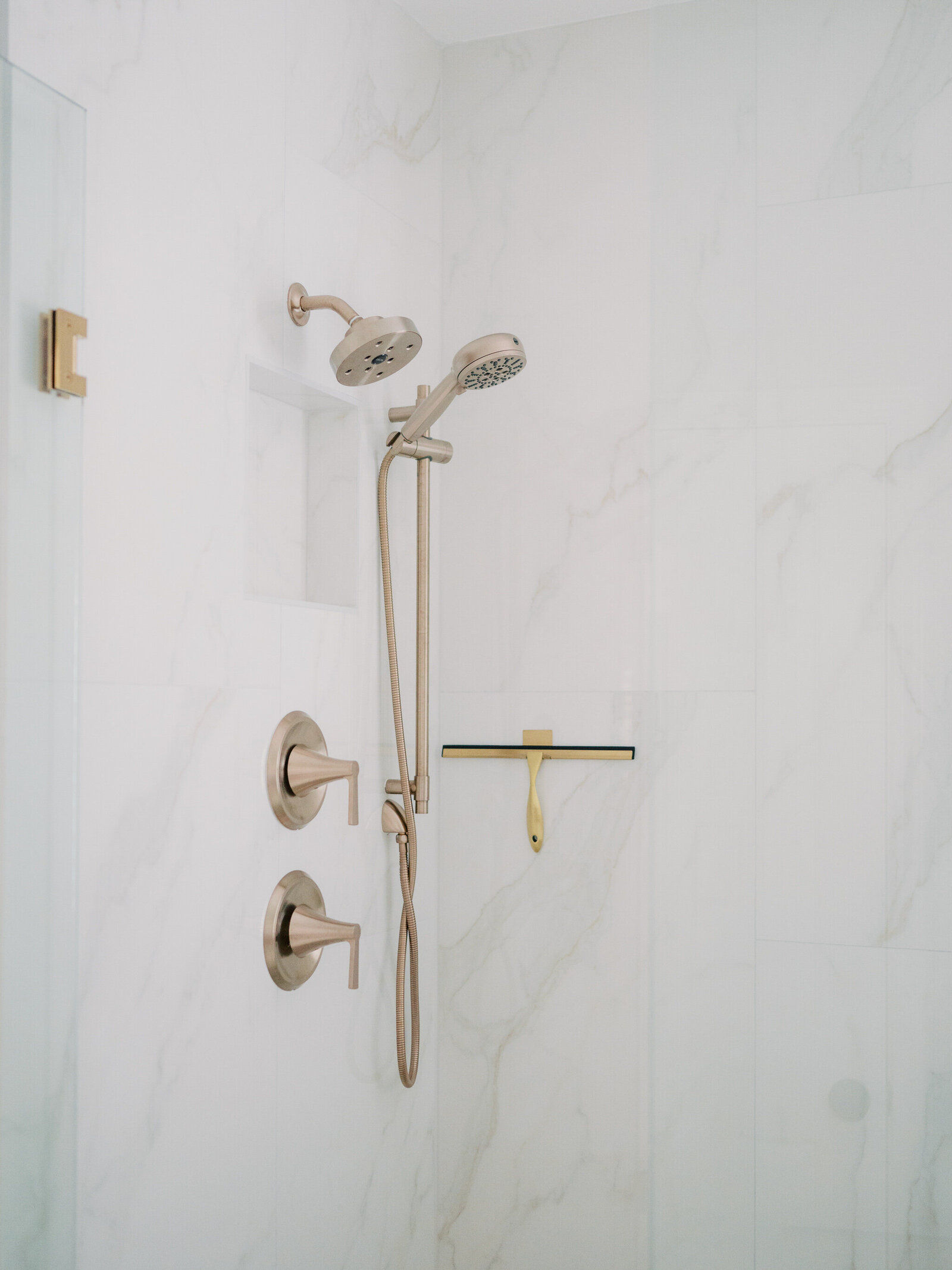 gold shower fixtures