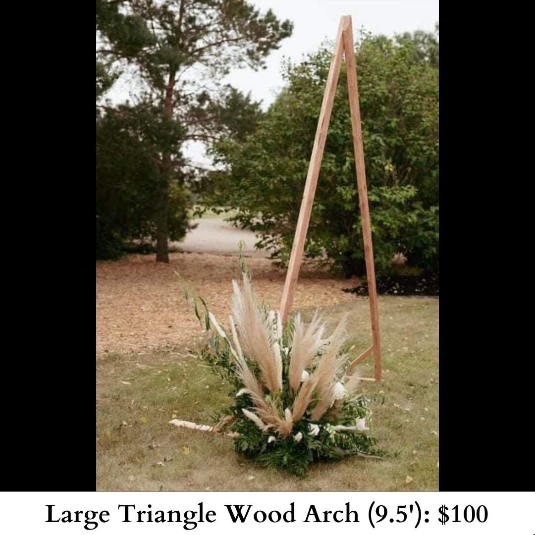 Large Triangle Wood Arch-267
