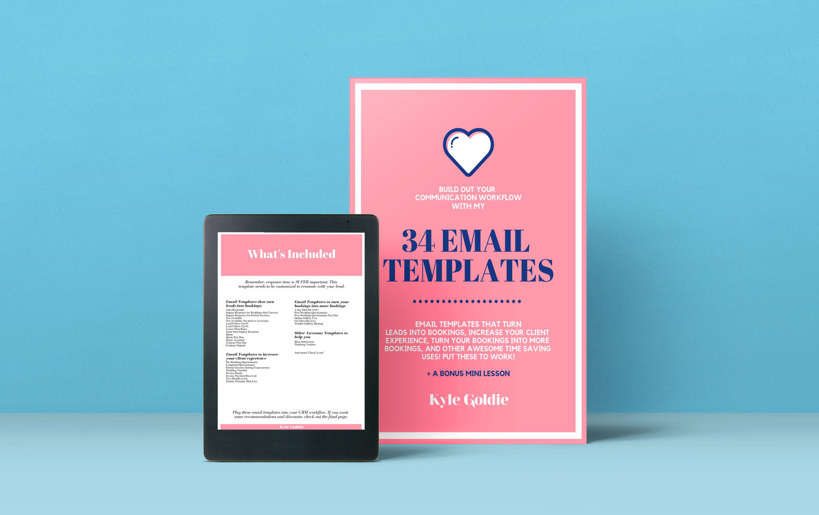 Wedding Business Email Templates Mockup Kyle Goldie 2