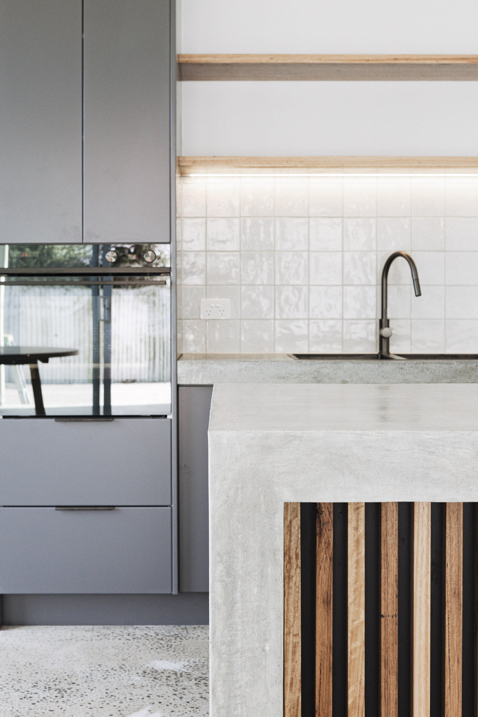 Luxury Kitchen with custom cabinetry in new home build by WBK building