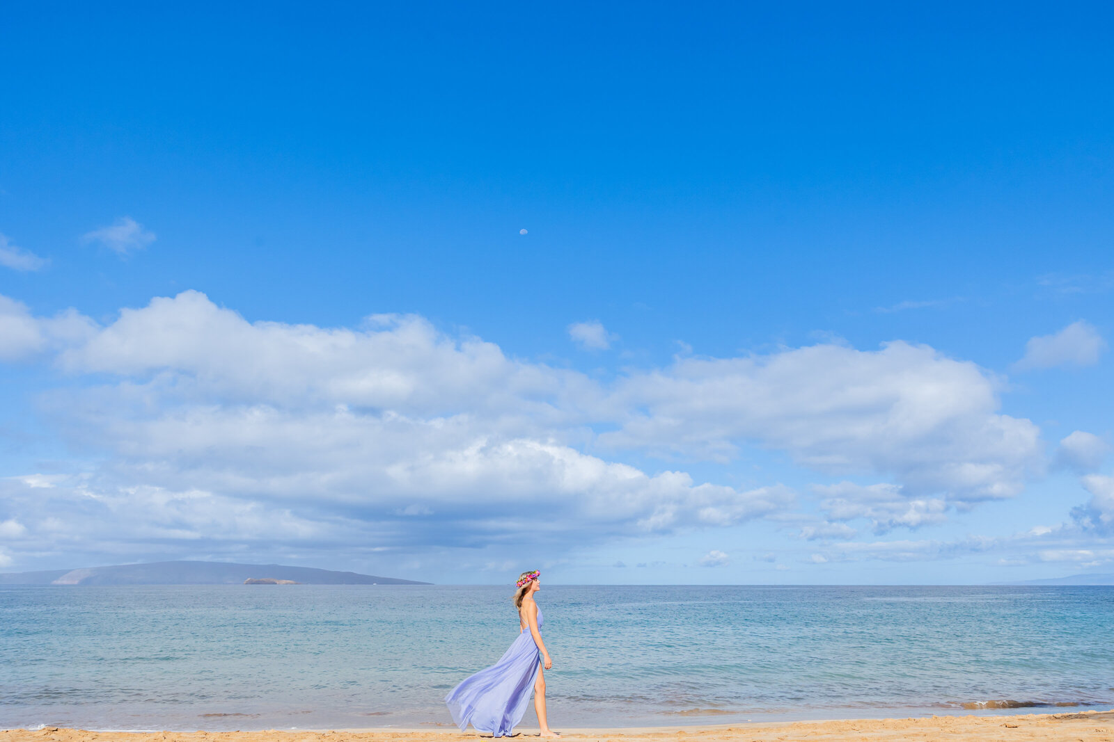 Dramatic Maui senior portrait image