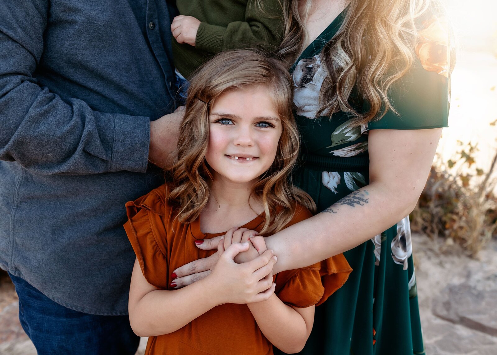 fall family session in the mountains of colorado