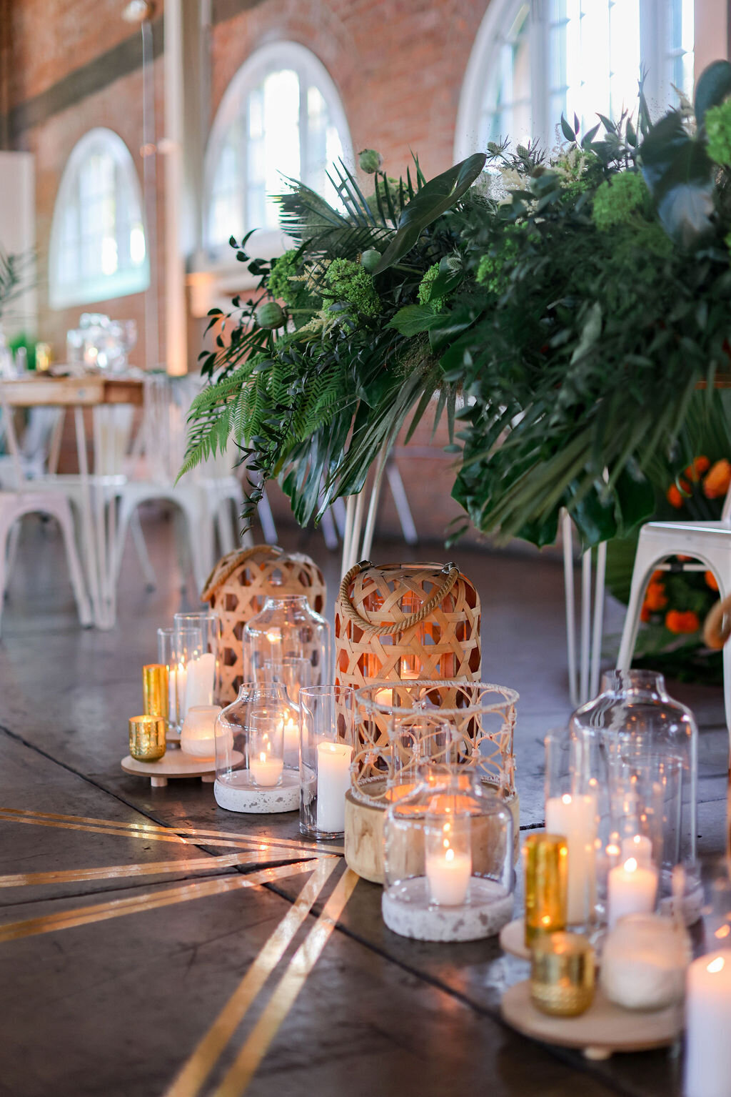 wedding-candles-brick-wedding-san-diego-sarah-block-photography