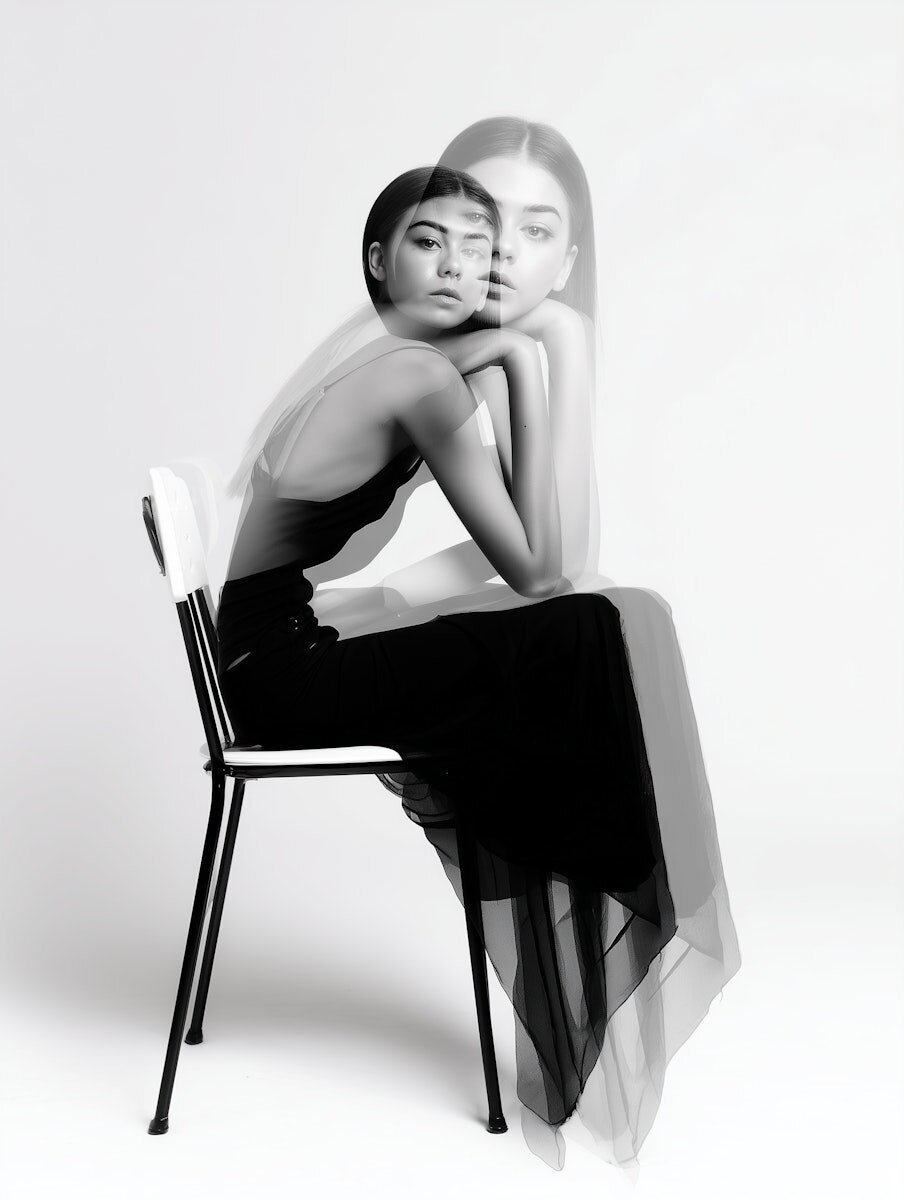 Double Exposure Portrait