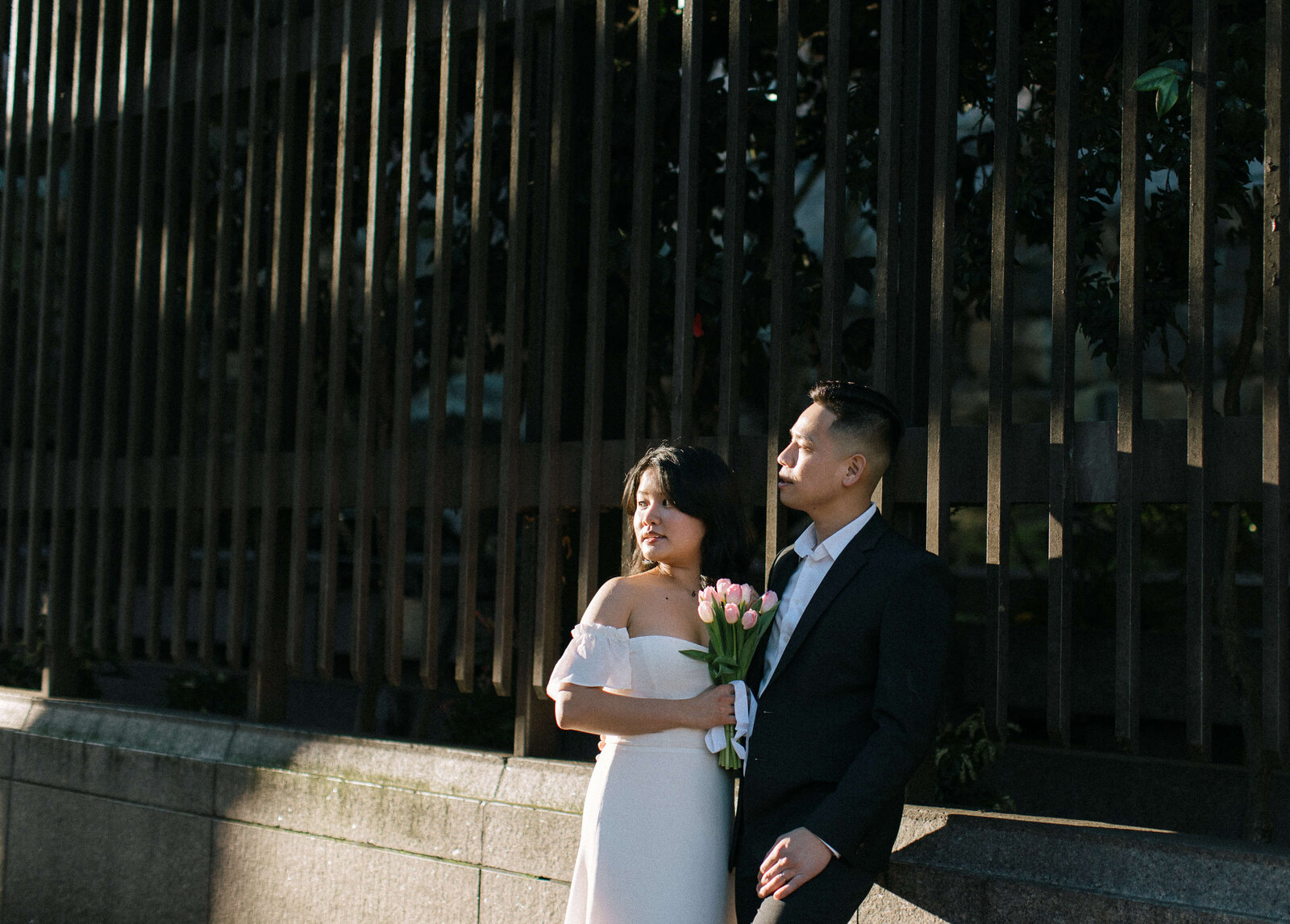 Contemporary engagement session in Seattle