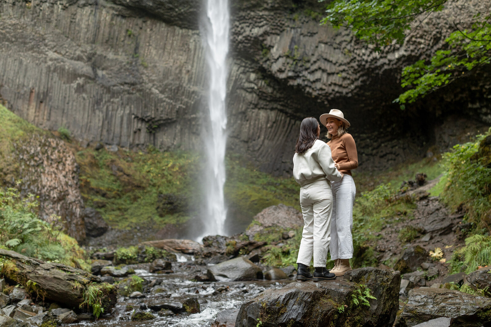 Latourell-Falls-Engagement-35