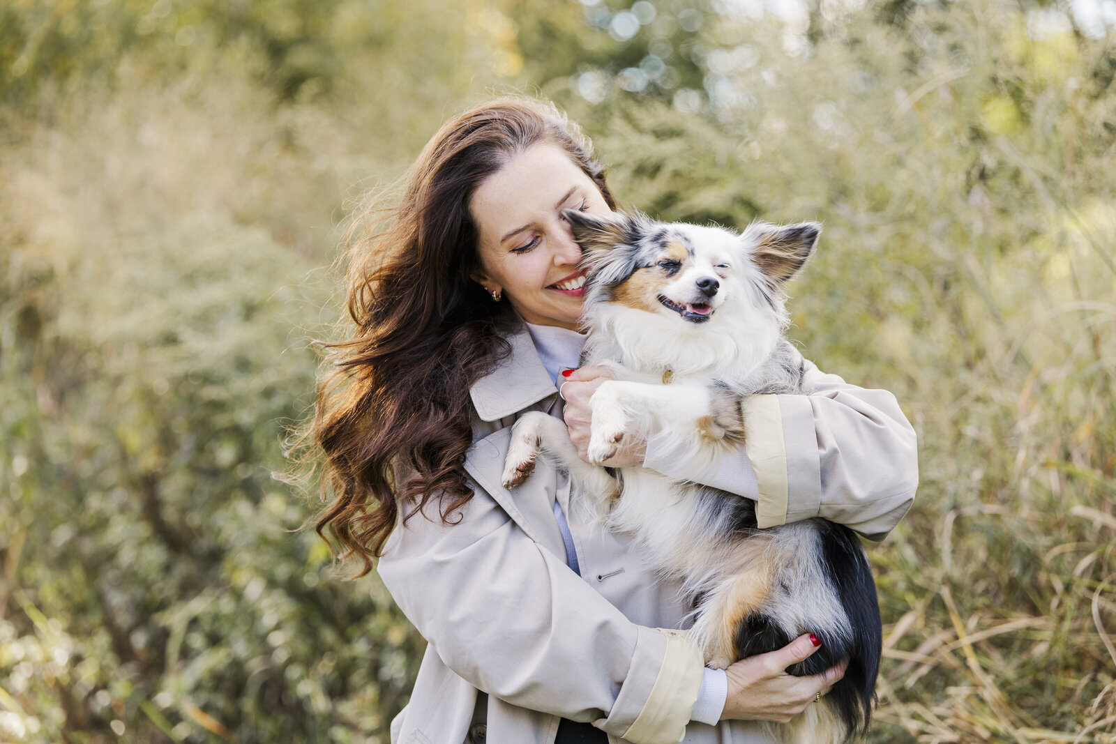 Hudson Valley pet photographers capturing candid, natural moments of dogs in Beacon, New York