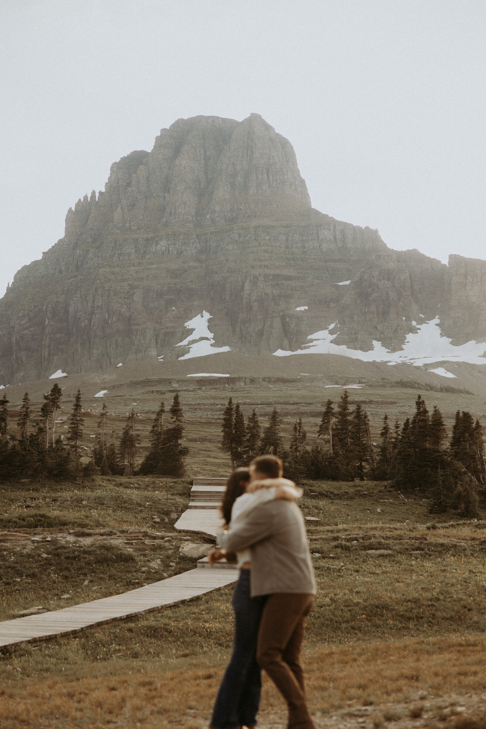 couple dancing int he mountainside of montana