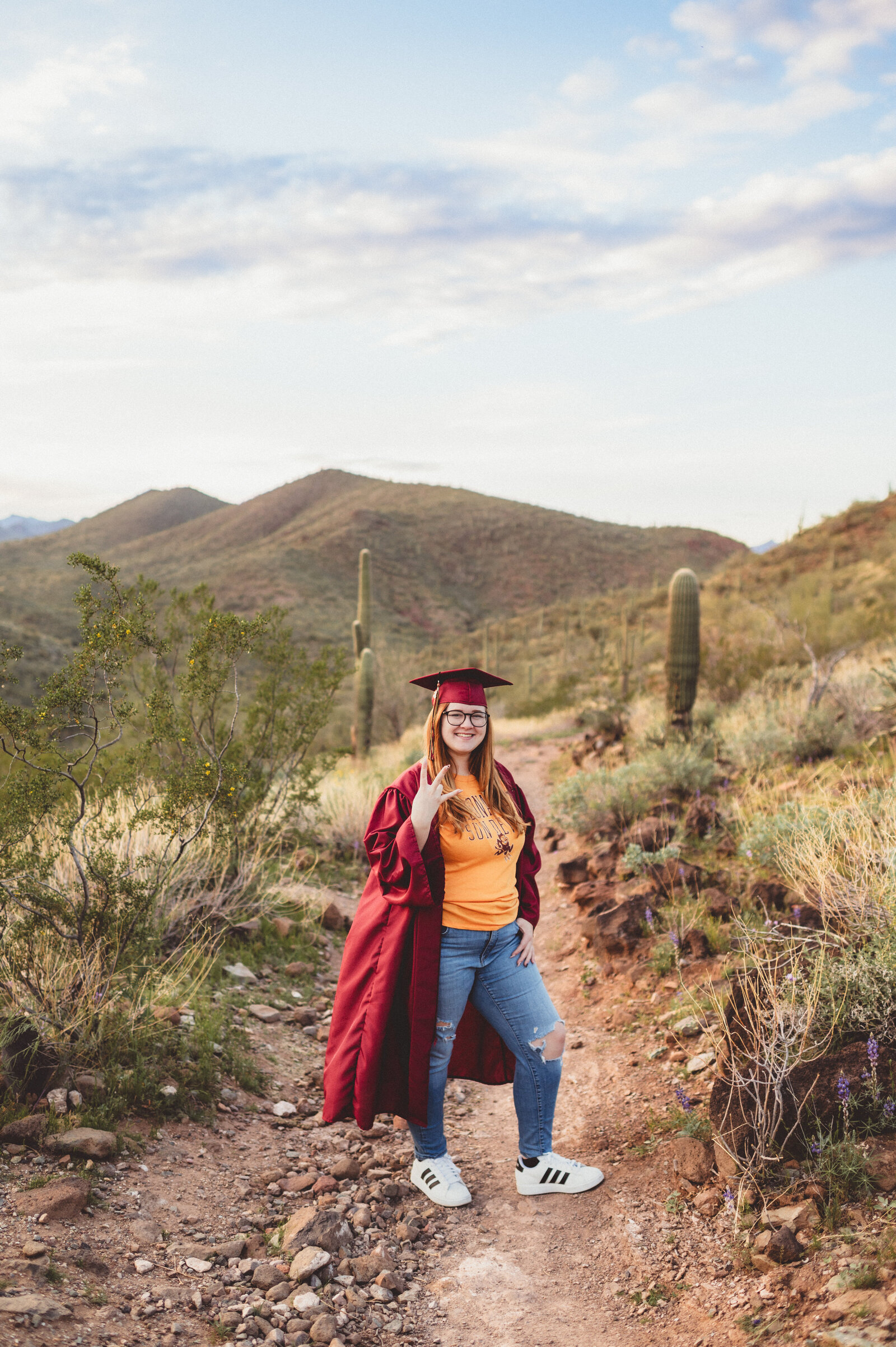 Katelyn - Senior Photos at Lake Pleasant Regional Park - Ashley Durham Photography-36