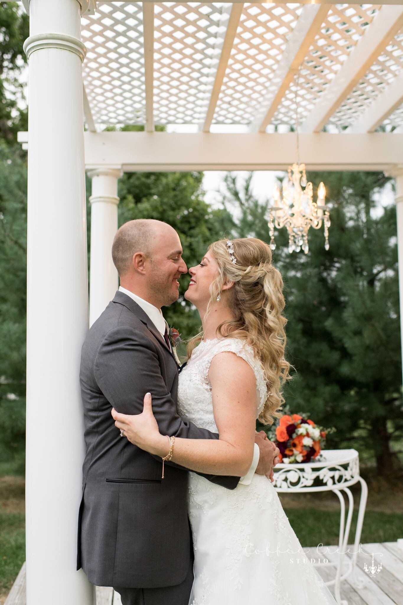 ceremony at the arbor