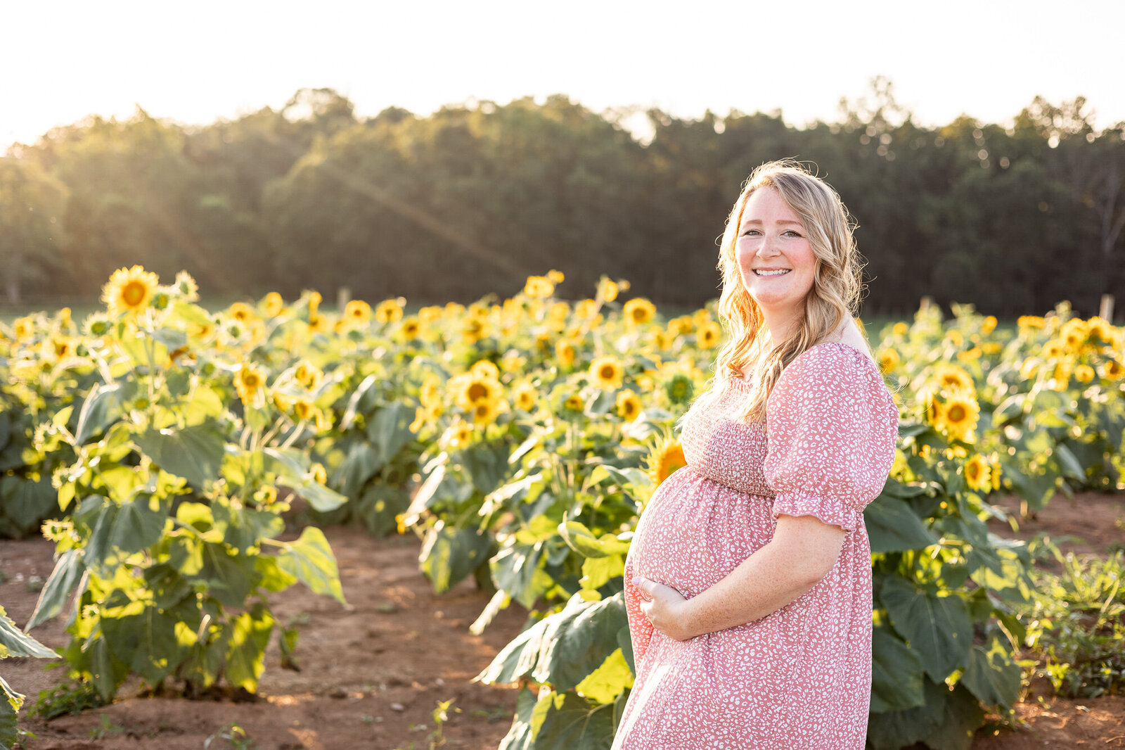 Outdoor-maternity-photography-sunflower-field-Georgetown-KY-photographer-4