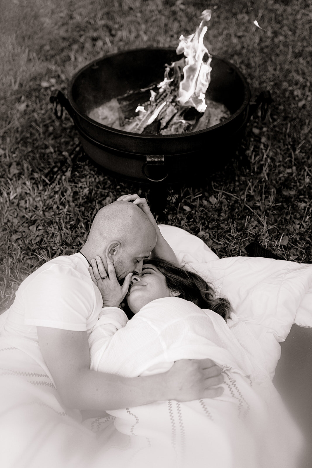 Miami In-Home Intimate Engagement Couple Session-88