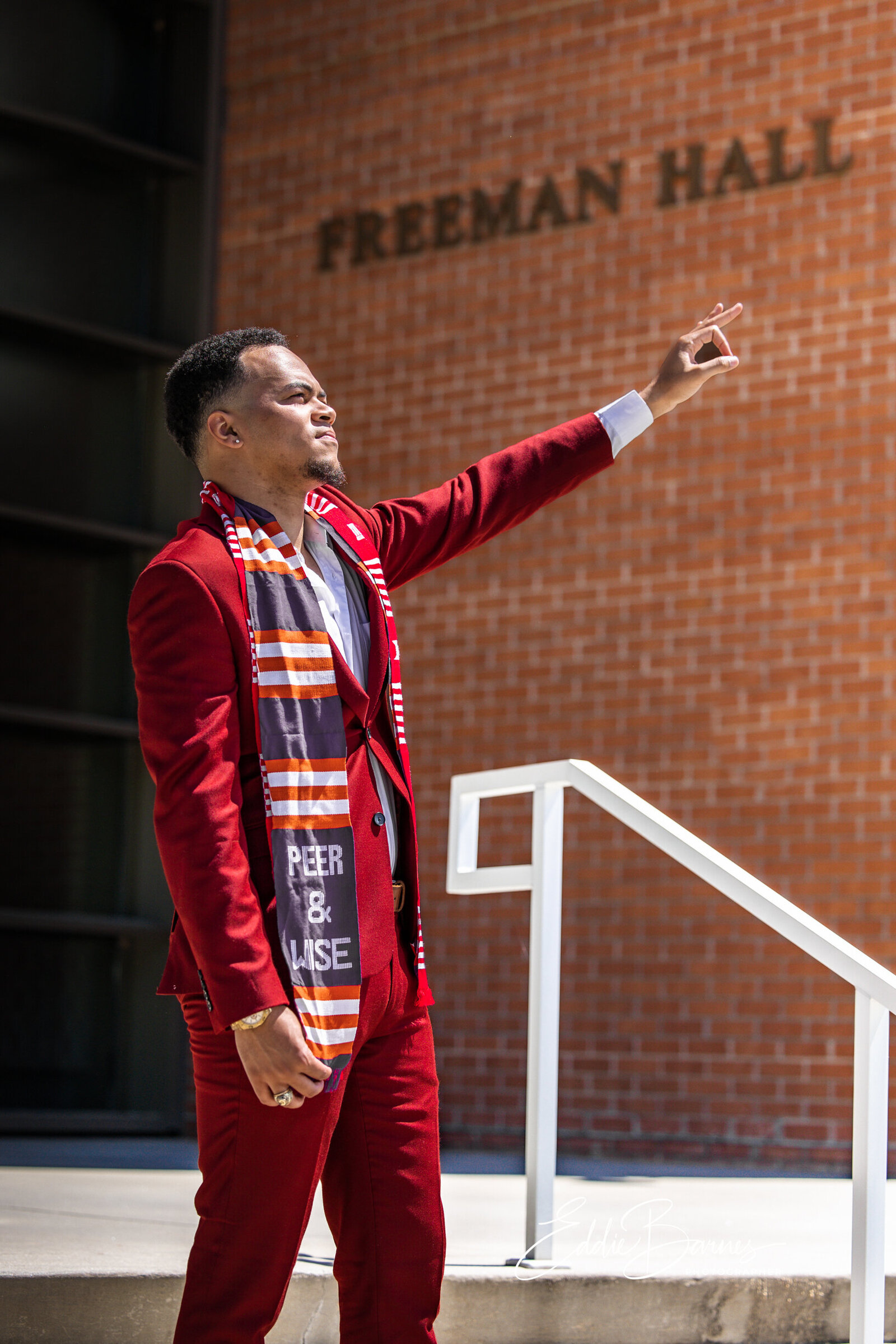 Clemson Graduate in Suit