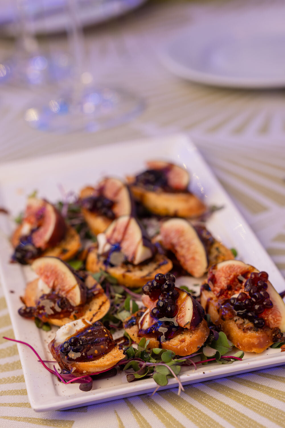 Delicious food during corporate event