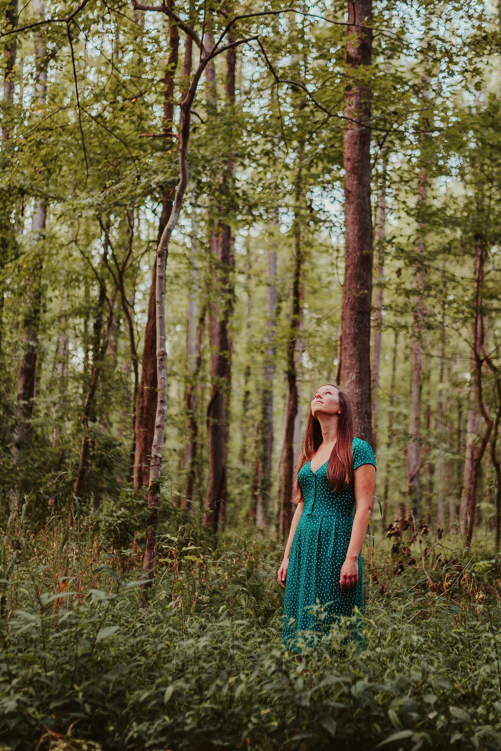 Girl Lost in Woods Photos