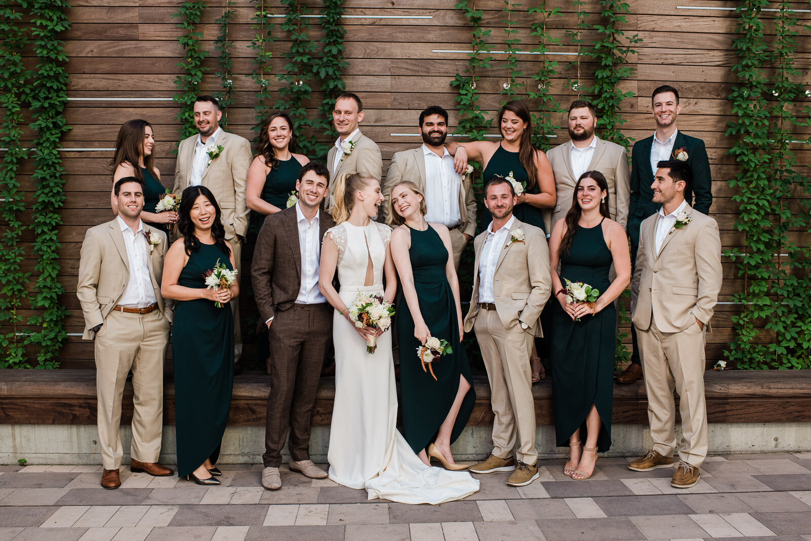 fun wedding party formal