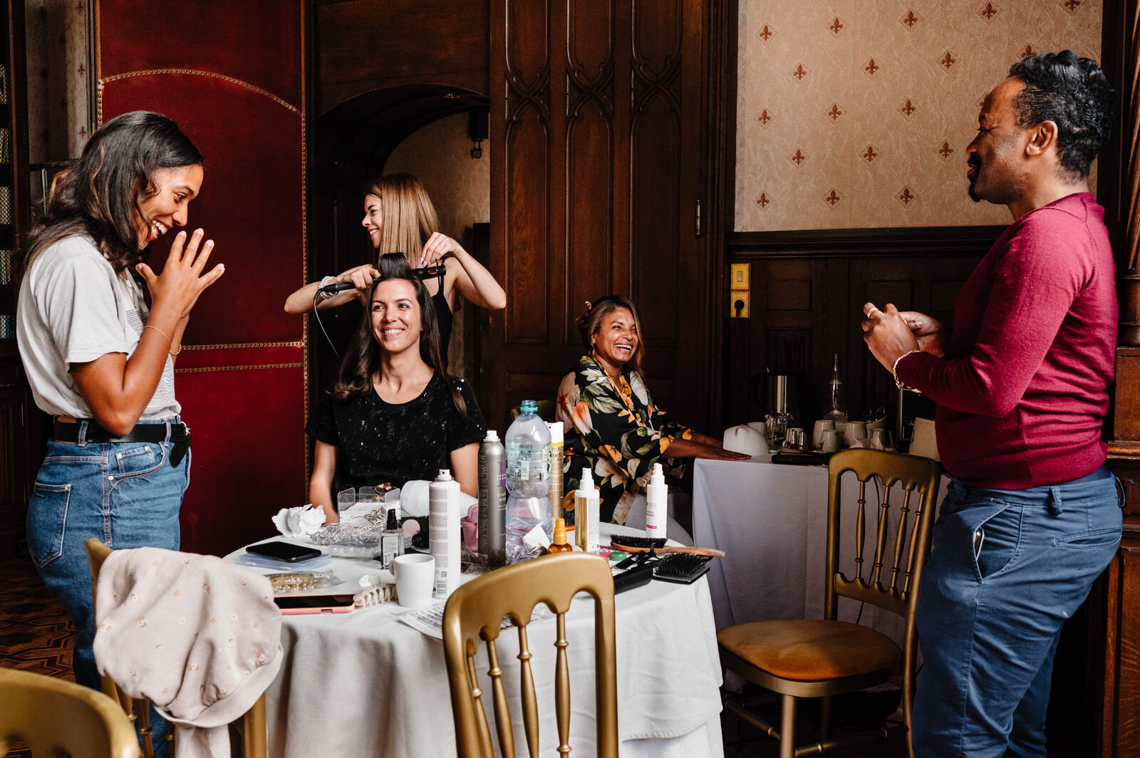 Luxury wedding photography London_Cannelle and Kevin's Chateau De Tredion Wedding-7