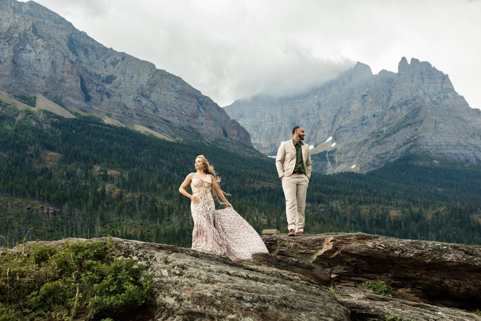 Glacier National Park Elopement, Montana Elopement, Montana Wedding Photographer