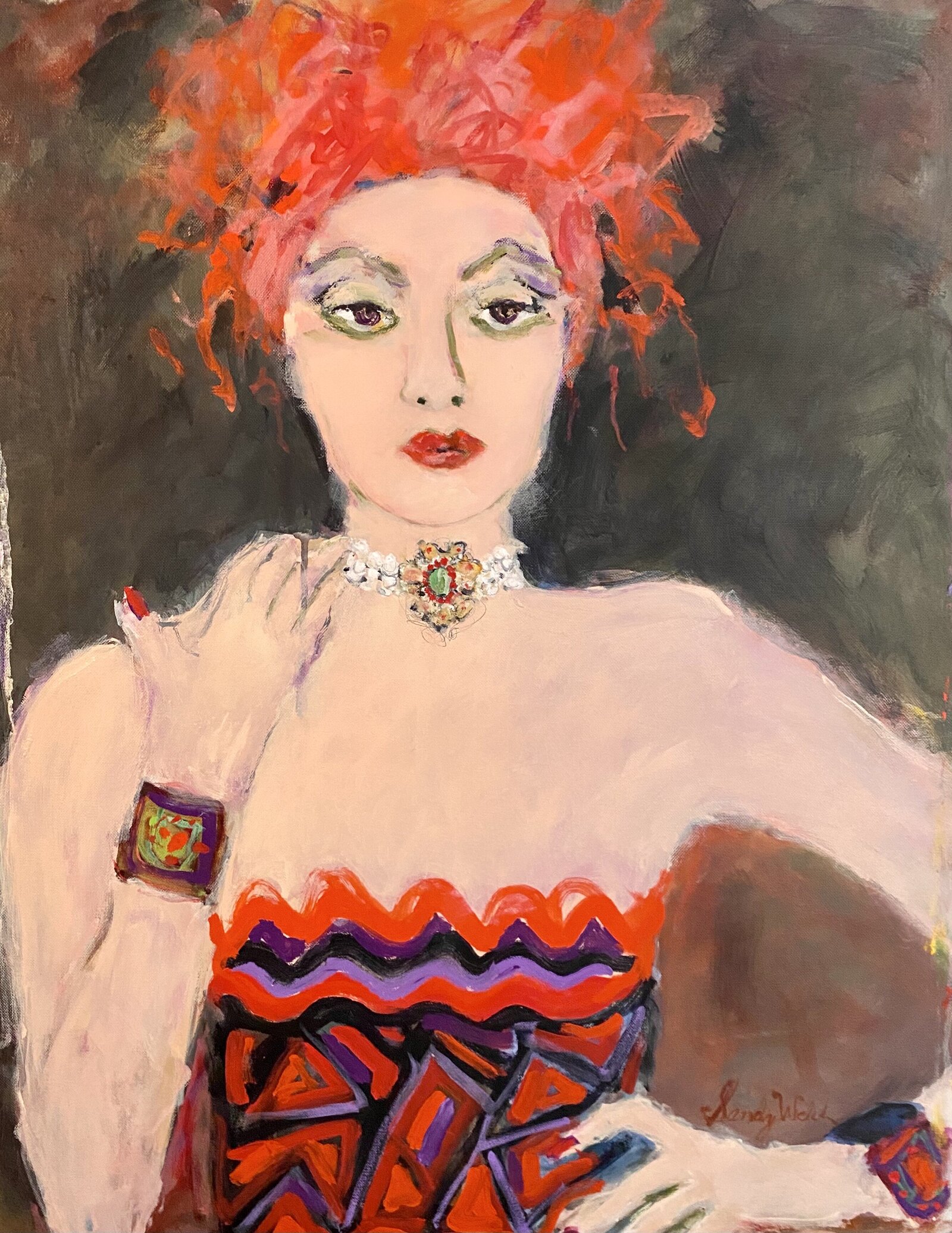 sandy-welch-art-abstract-painting-my-queen