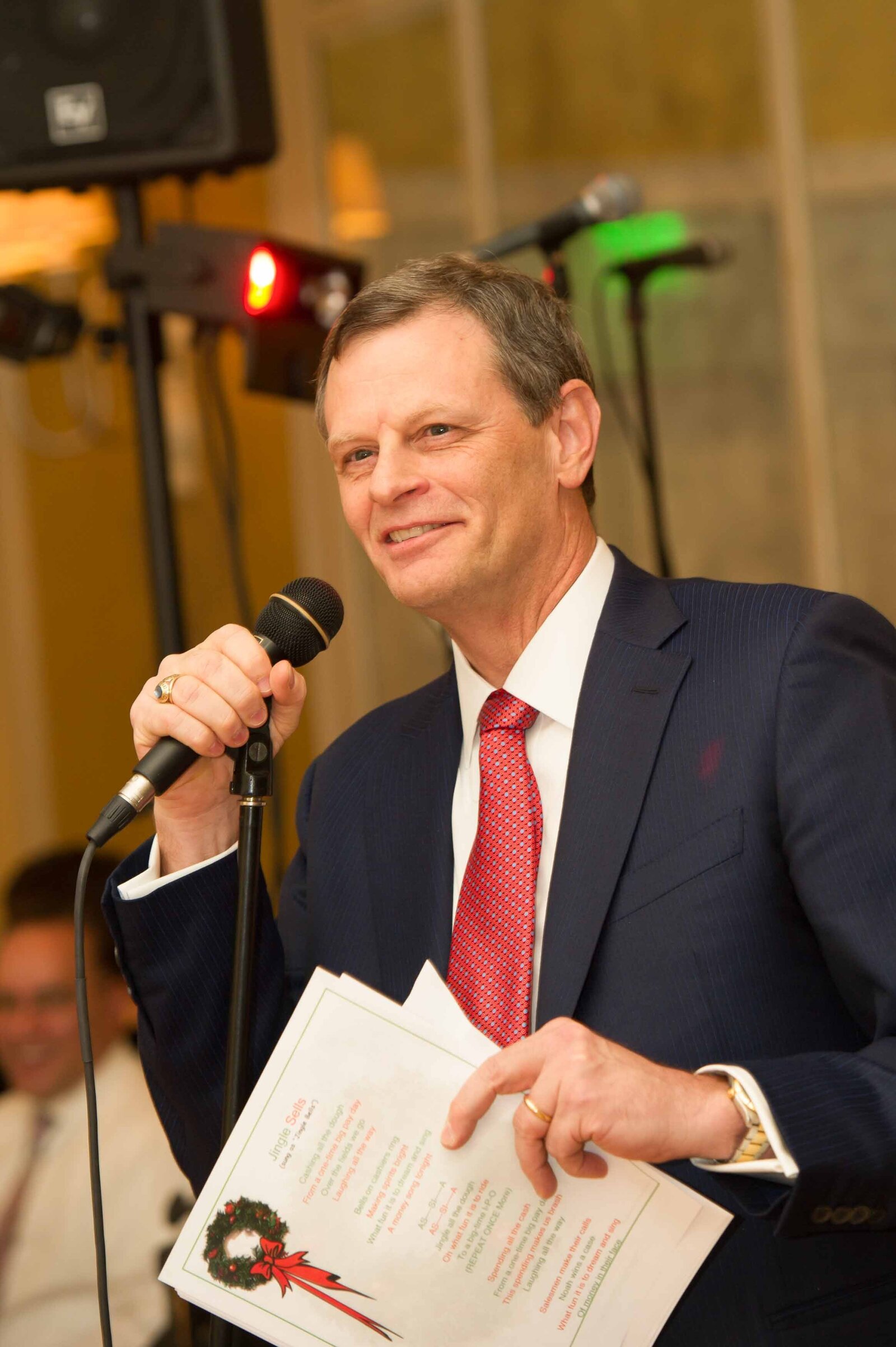 Holiday party speech.-