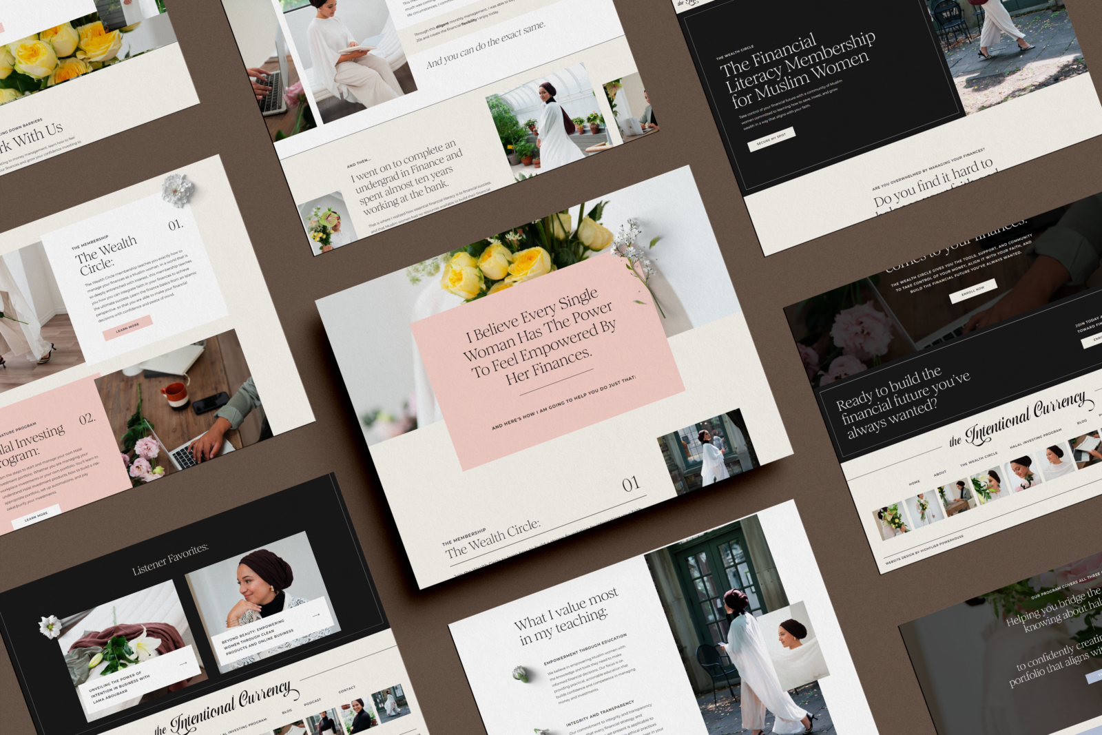 Web Mockup Dark