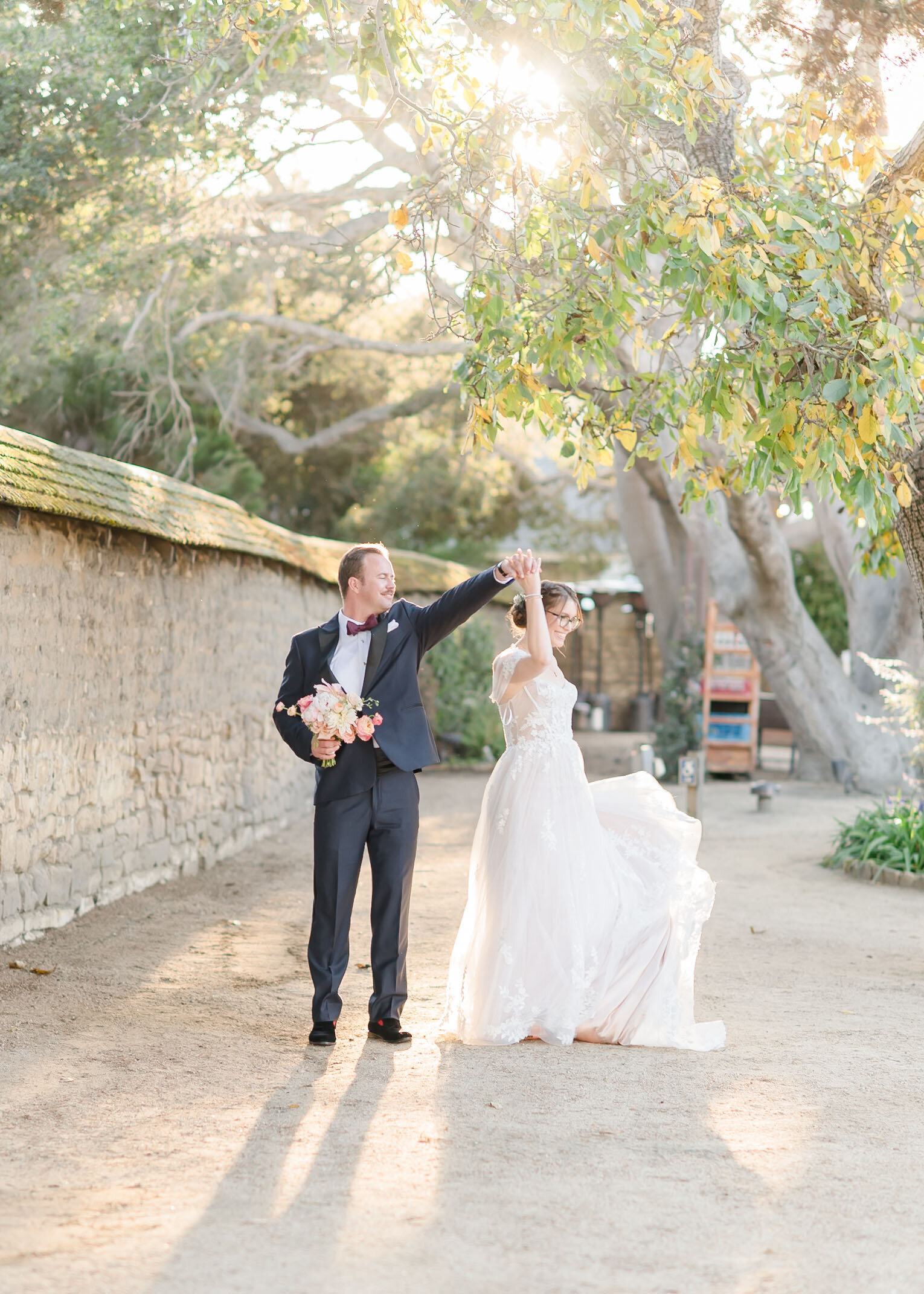 bride-and-groom-twirling-at-the-barns-monterey-