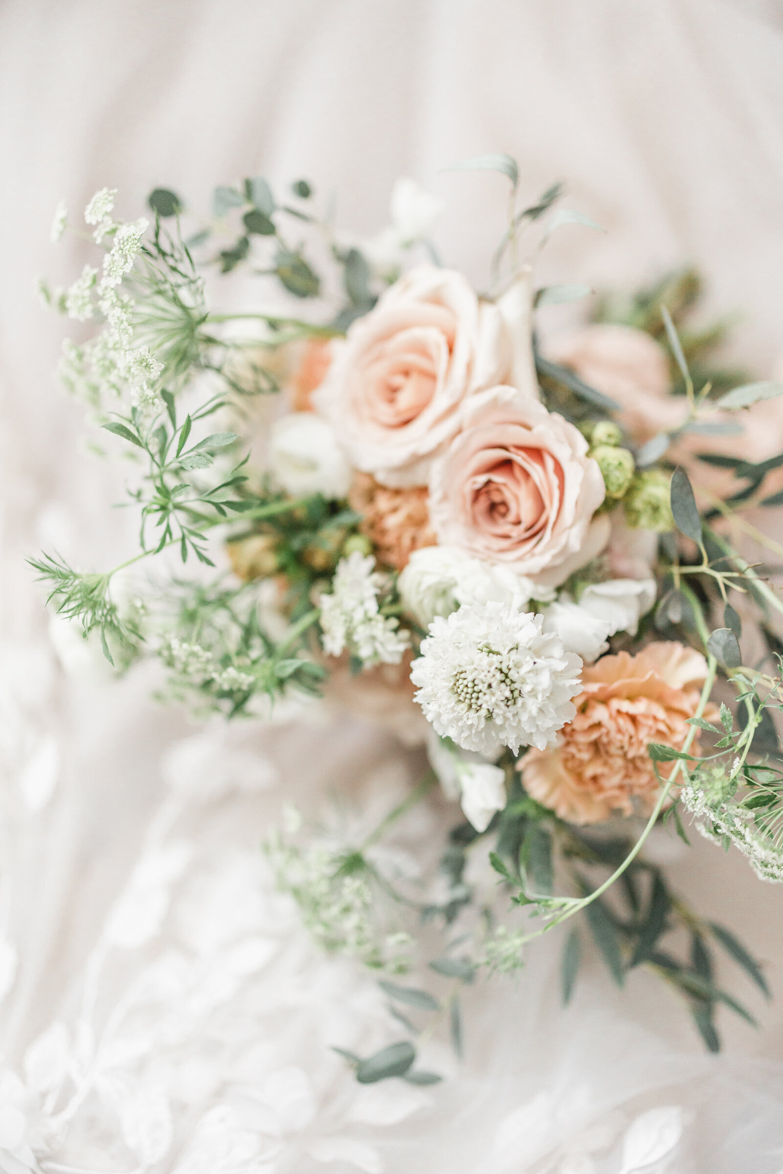 A romantic graden style wedding bouquet  from Floral Lab