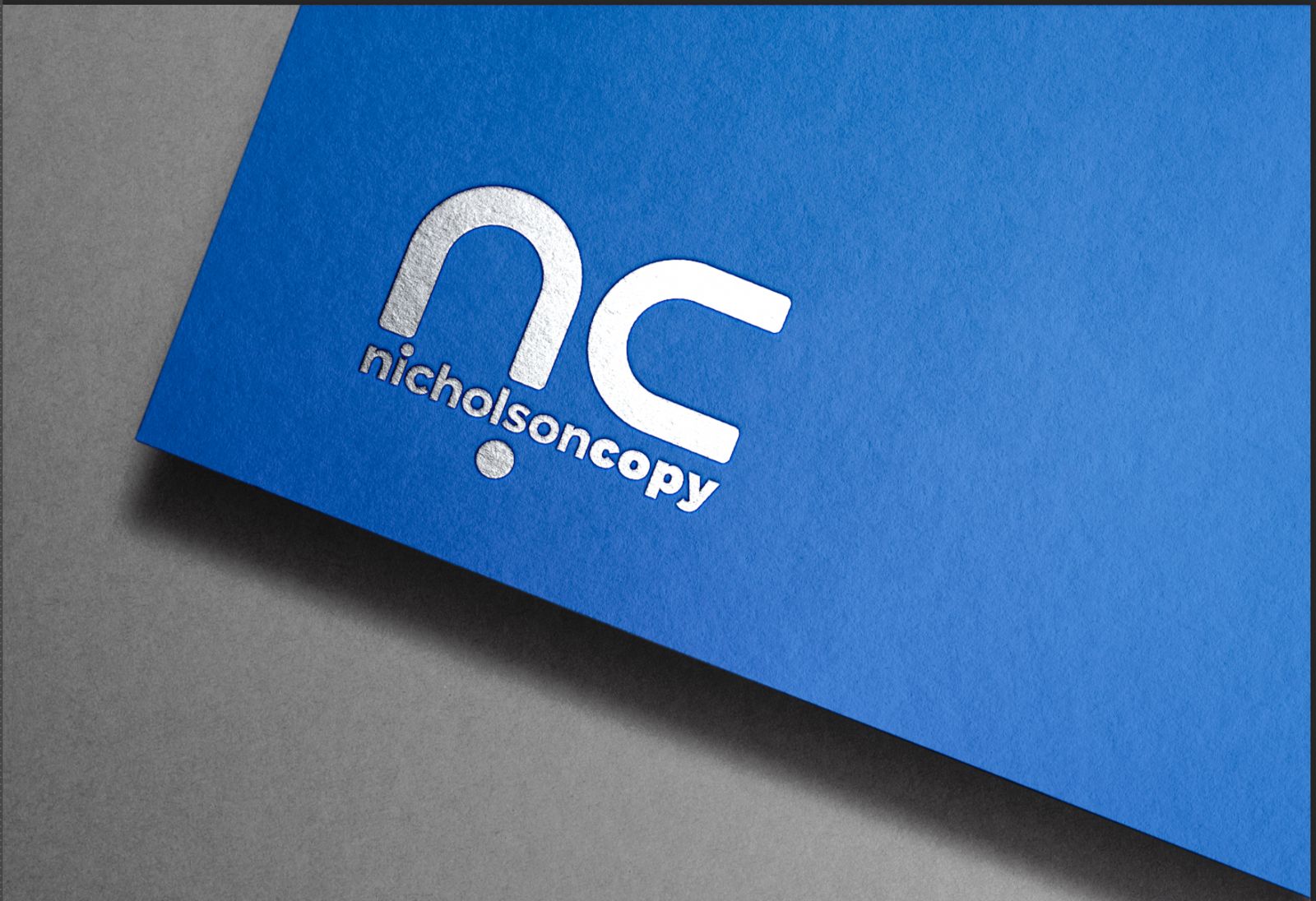 Nicholson Copy Logo Mockup