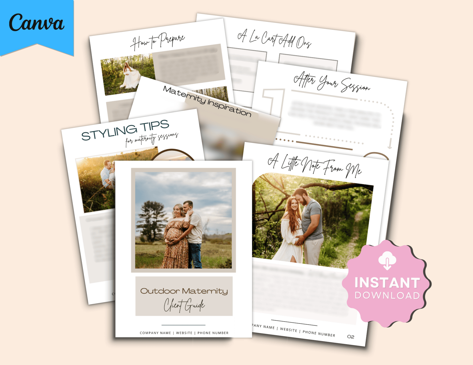 OUTDOOR MATERNITY- MOCK UPS