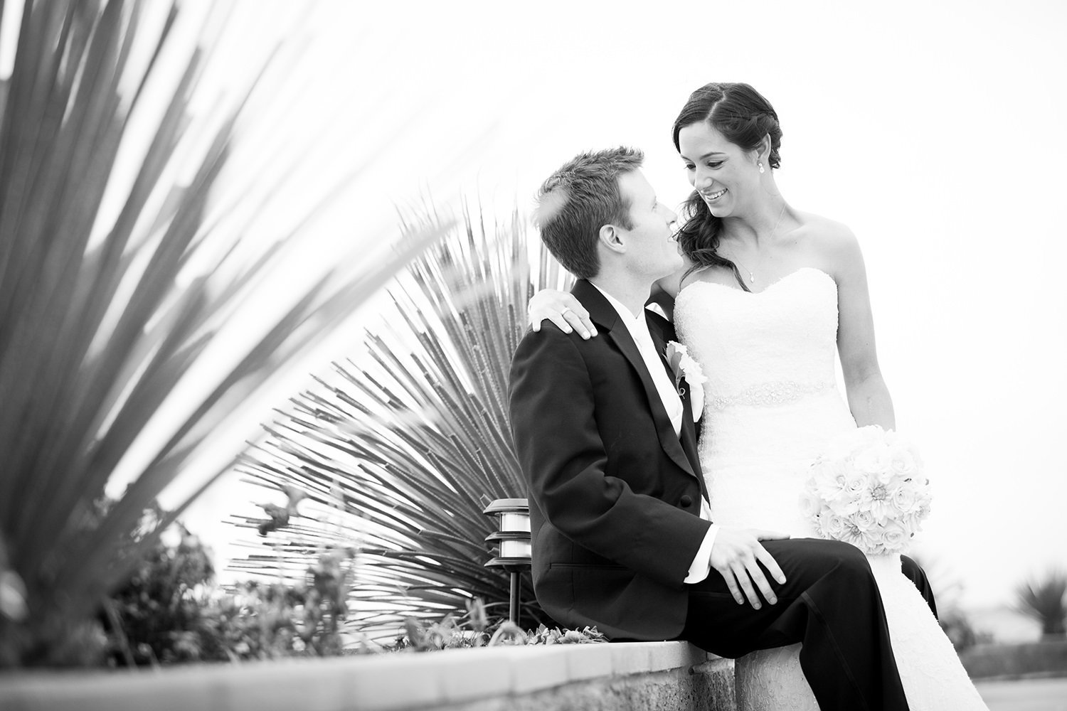 bride and groom at admiral kidd club