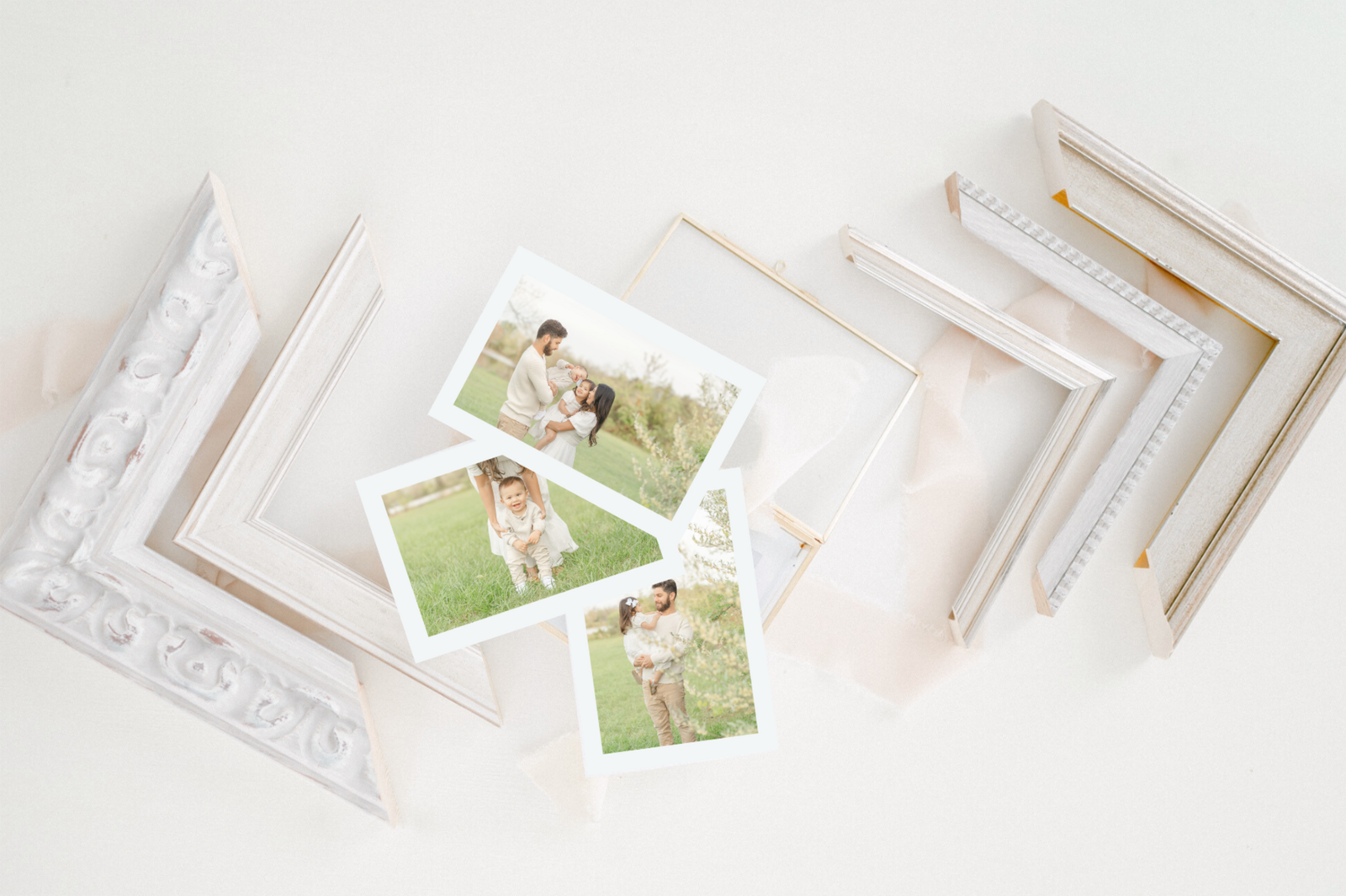 printed family photos taken in Northern VA
