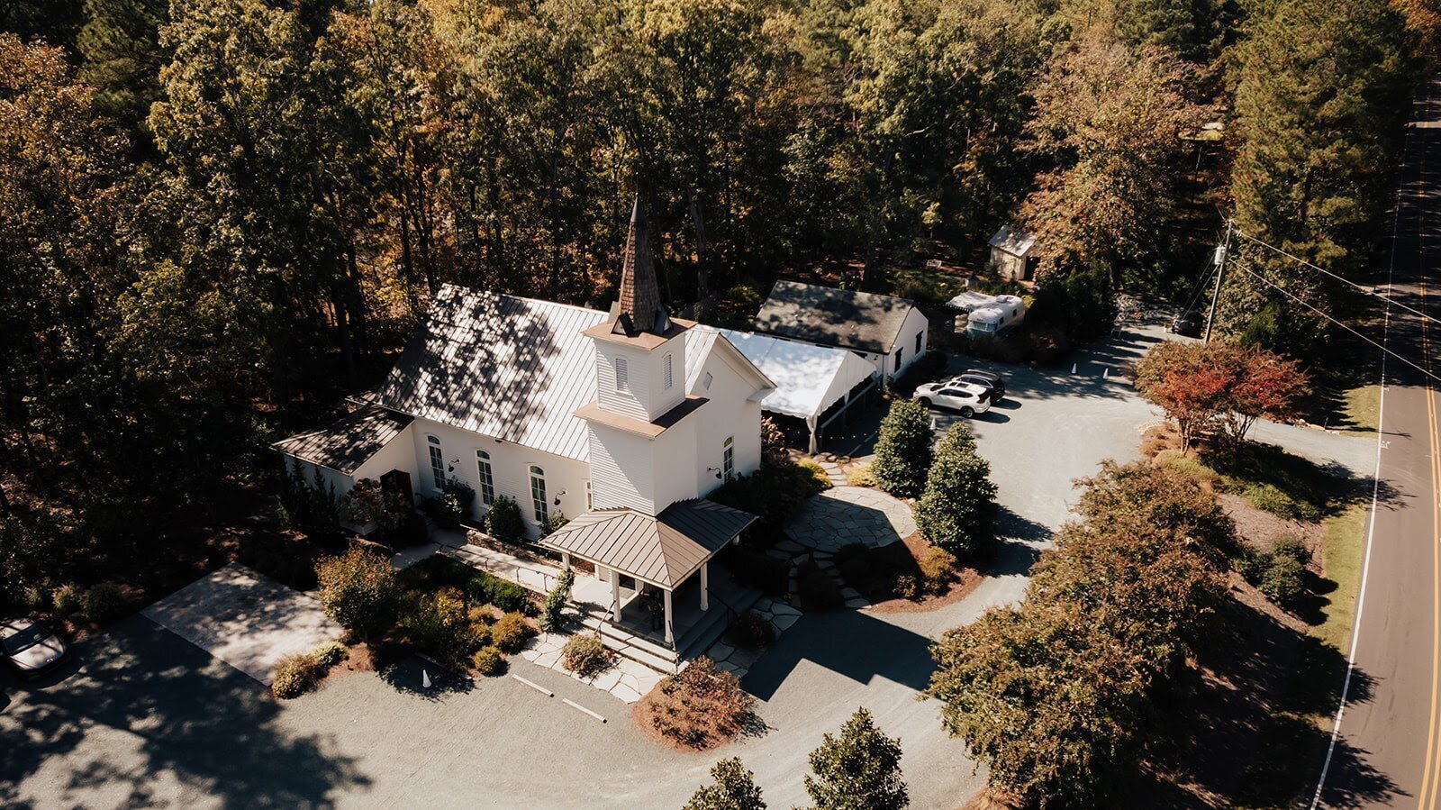 Birds eye view of The Parlour at manns chapel