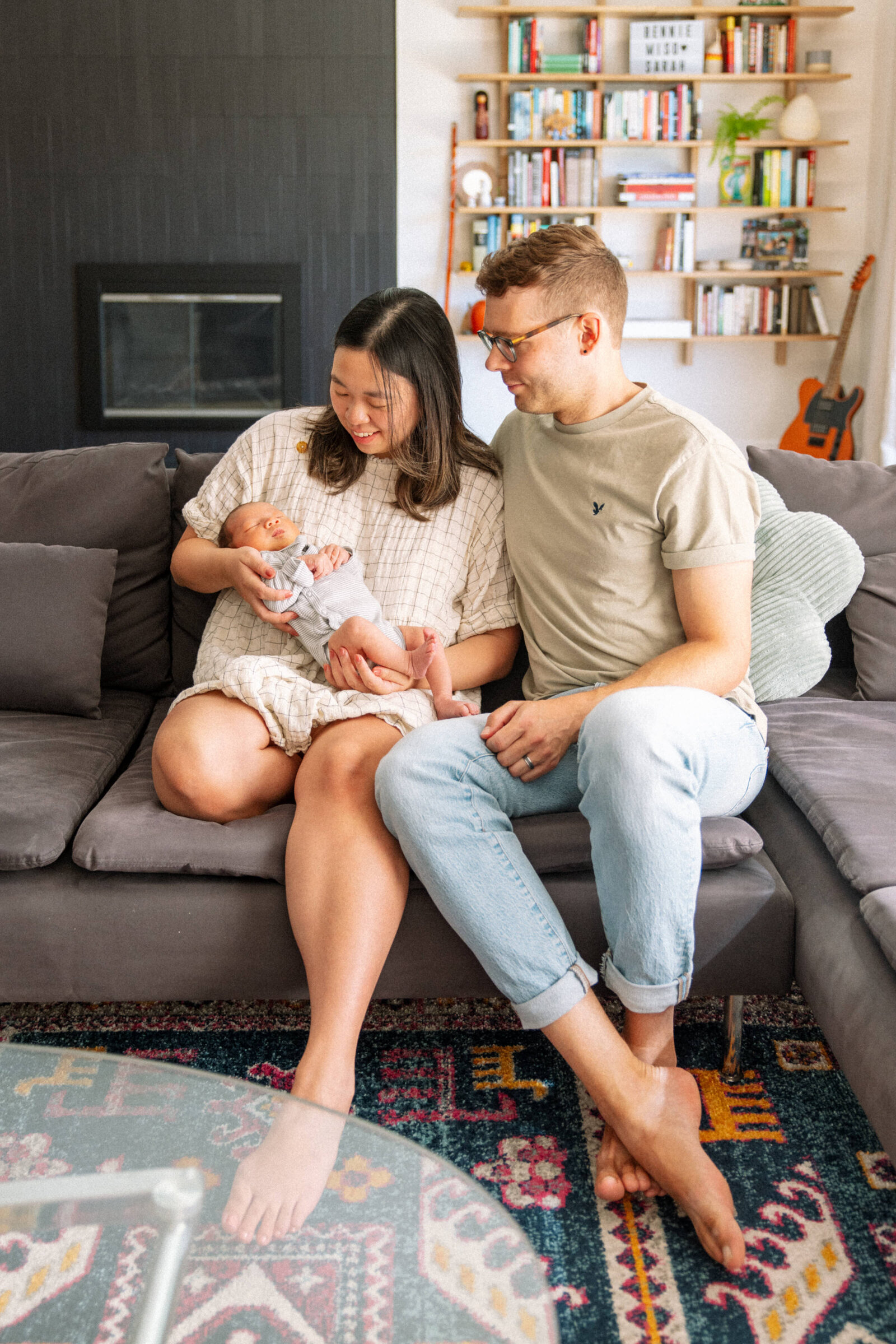 newborn documentary photos at home bay area