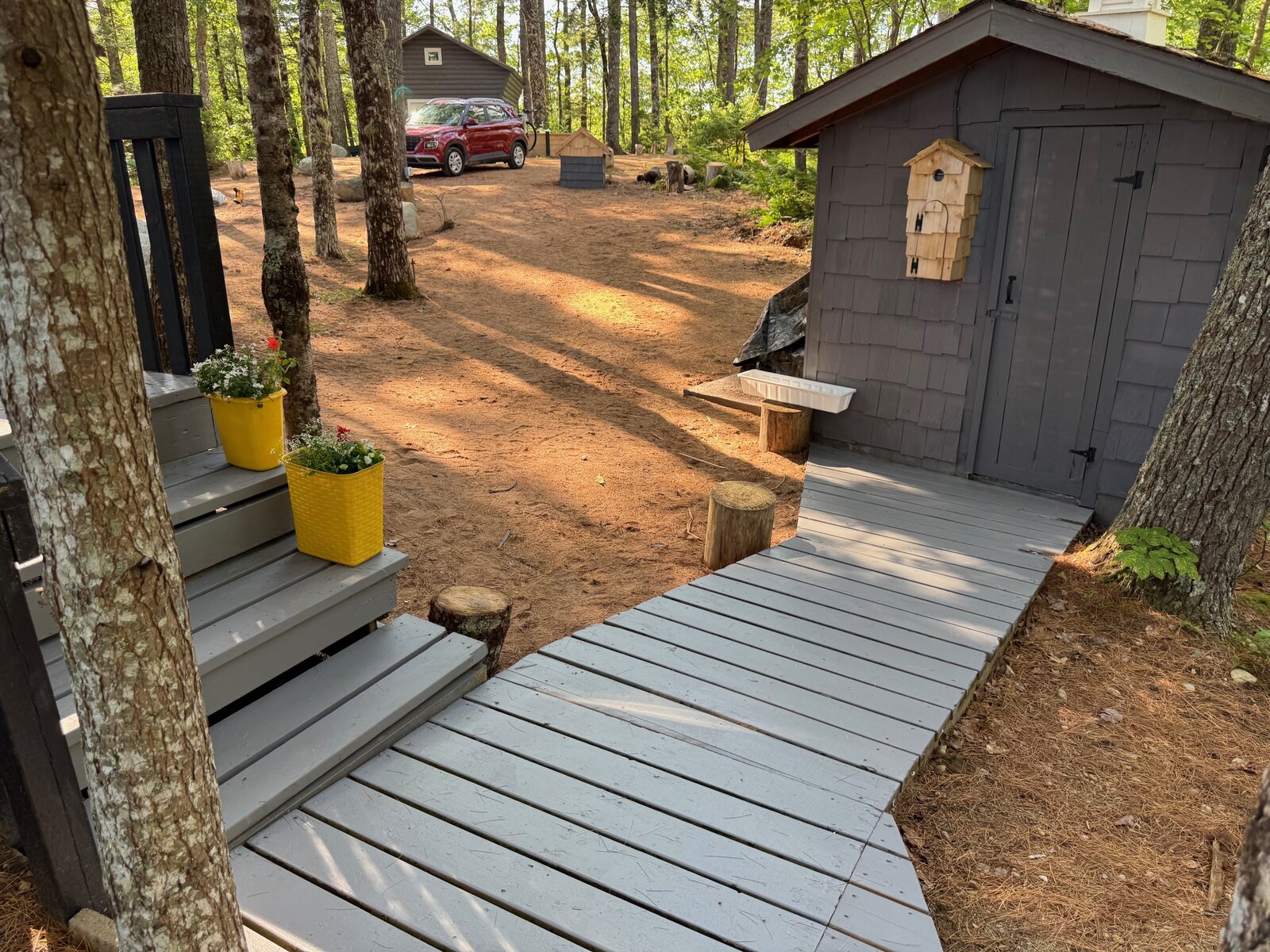 sauna outside