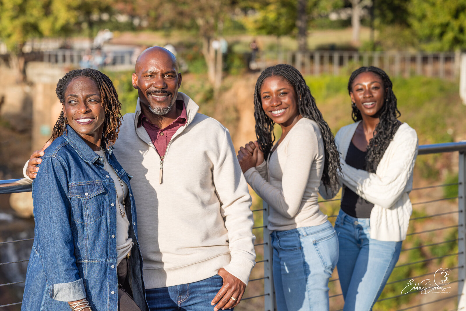 Personalized outdoor photography celebrating family love.
