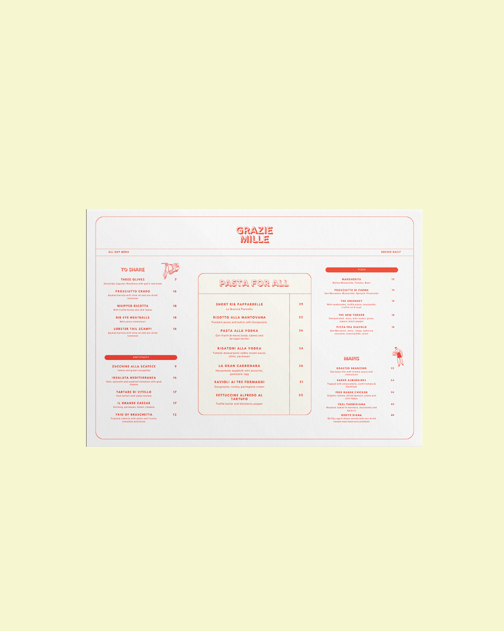 Simple Solo Menu Mockup 7