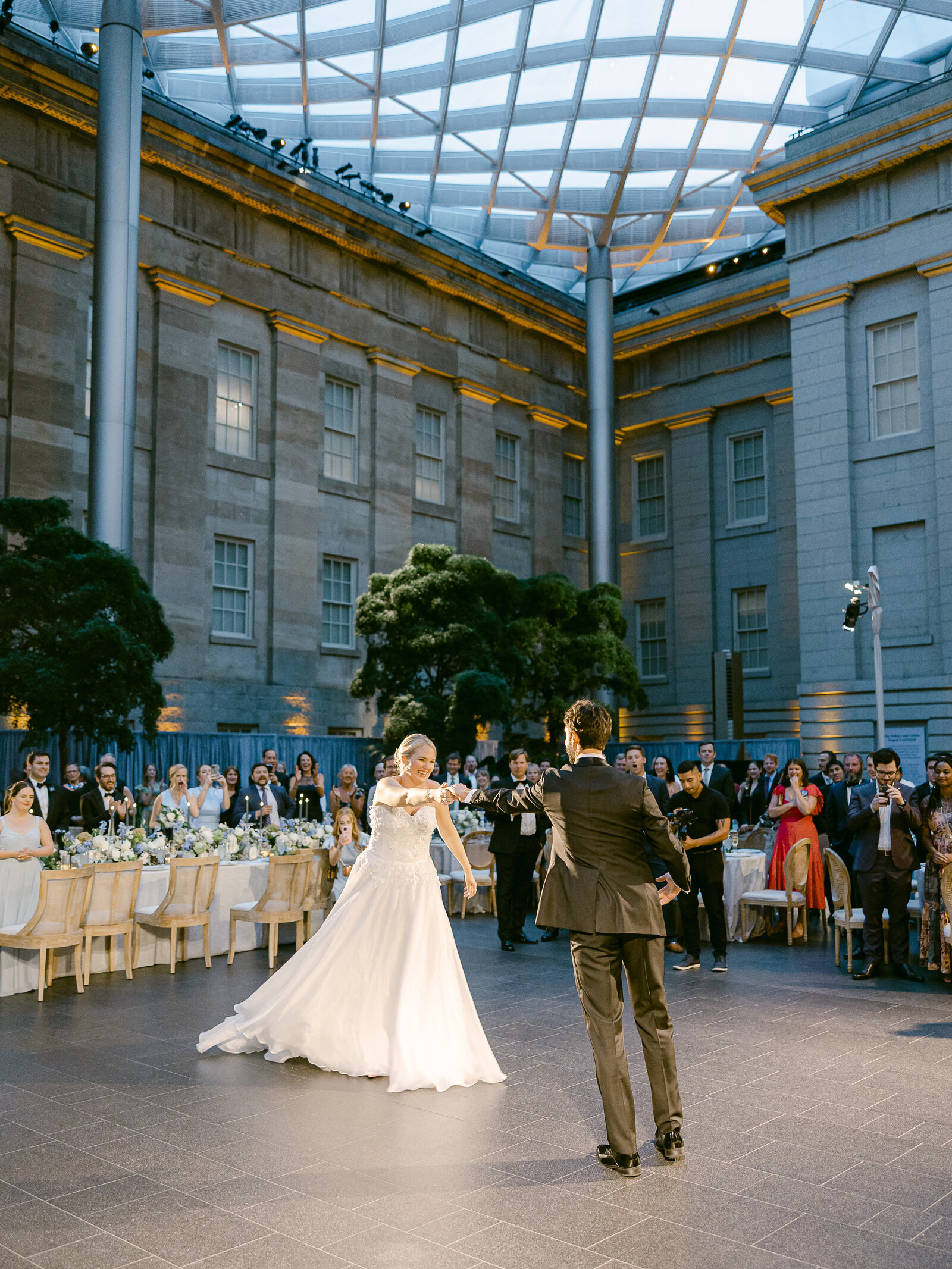 Washington DC Wedding Photographer Costola Photography - National Portrait Gallery and Gonzaga Wedding _ Ian & Nora _ Reception Main Events-4