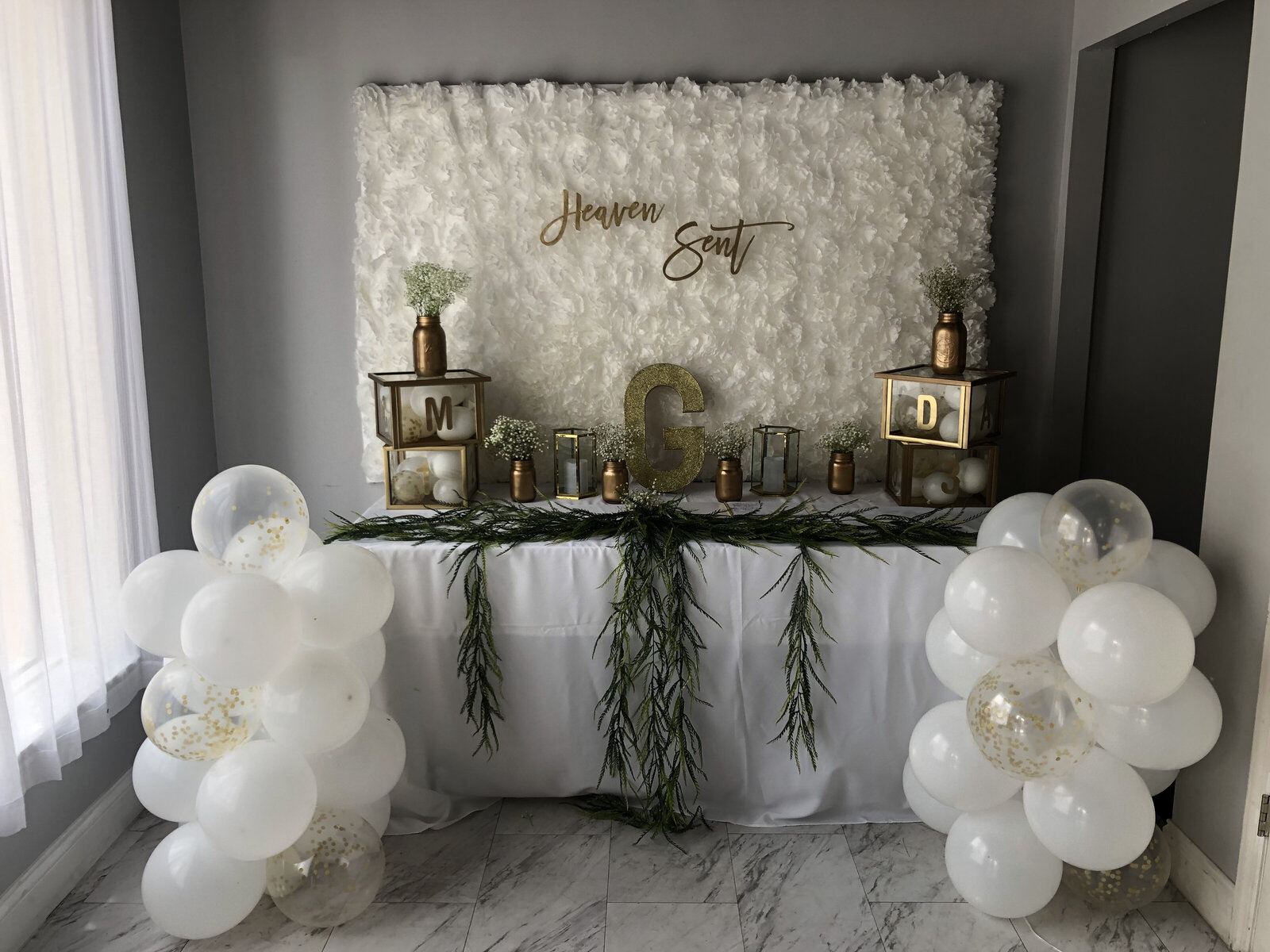 Birthday Party Welcome Table from Essence of Flair